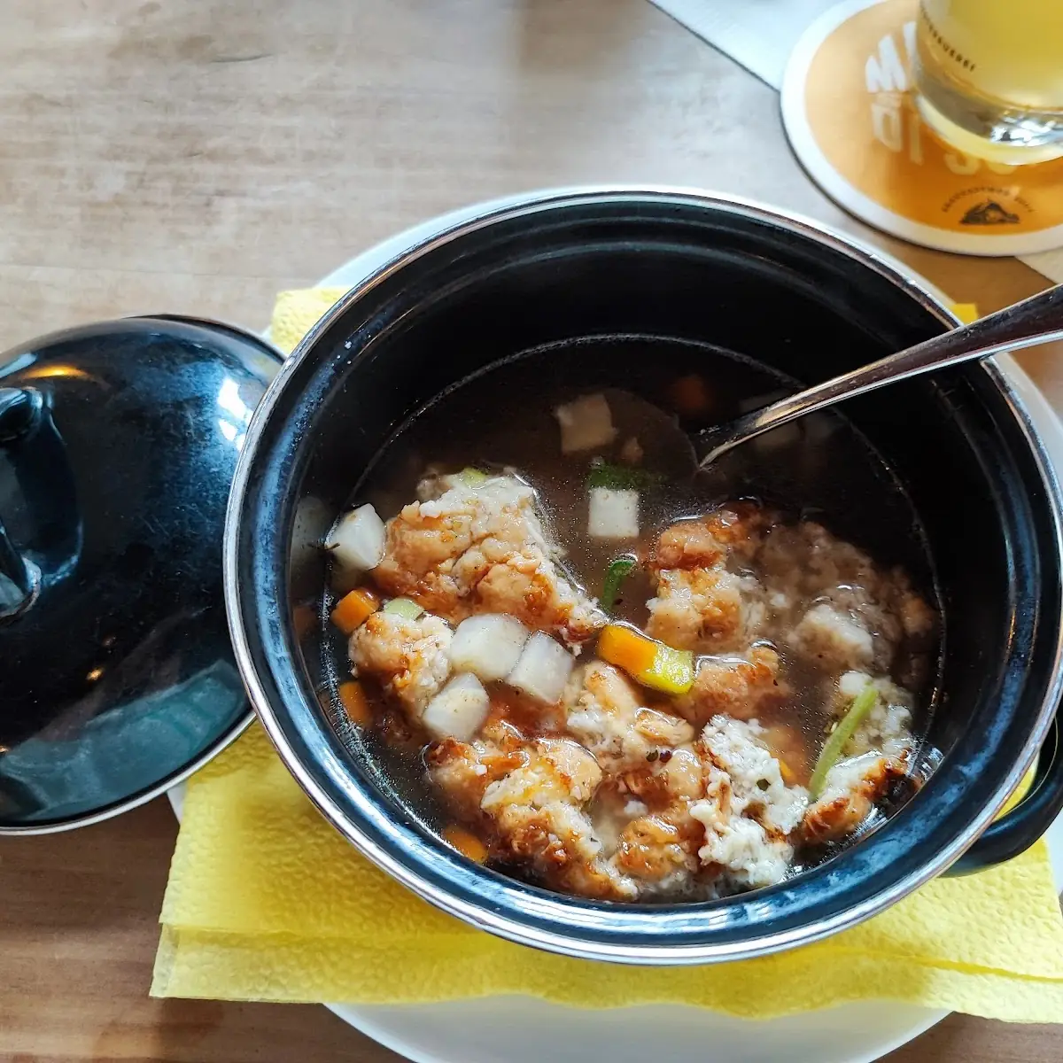Obertrumer Bier - Specksuppe