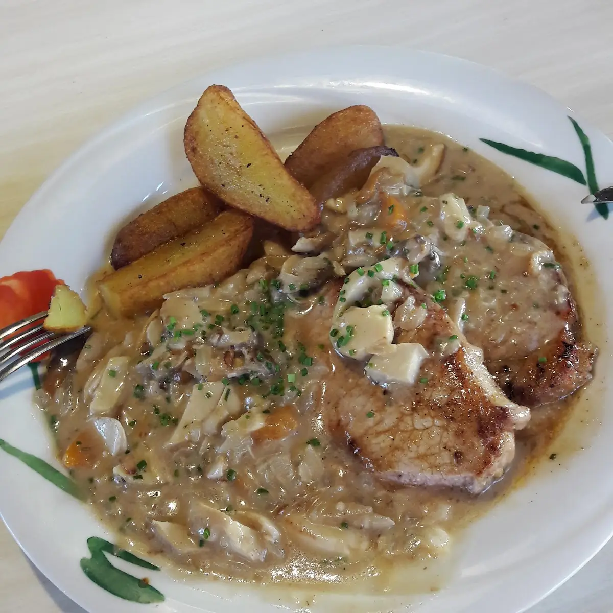Kotelett Mit Steinpilzsauce