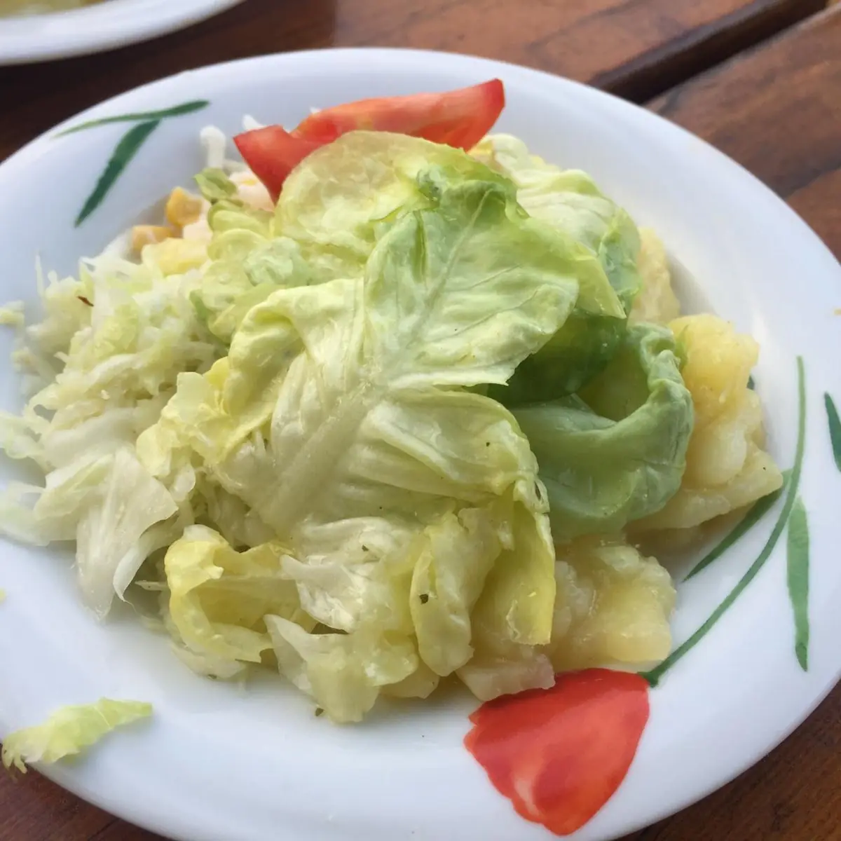 Salatteller Zum Gericht