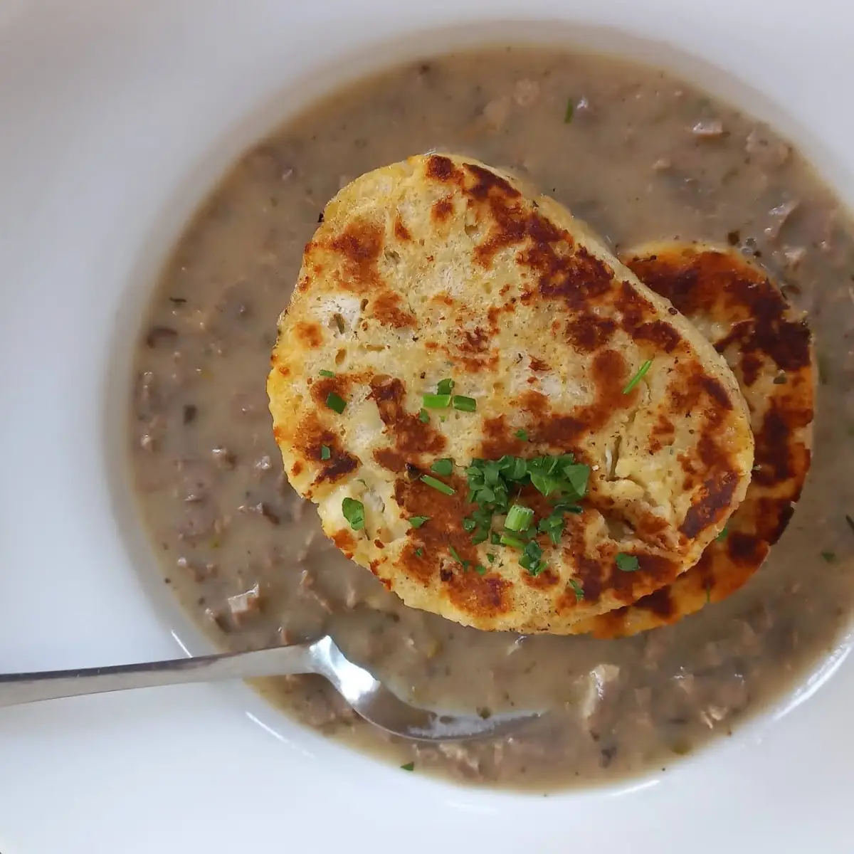Kalbsrahmbeuschl Mit Servietten Knödel