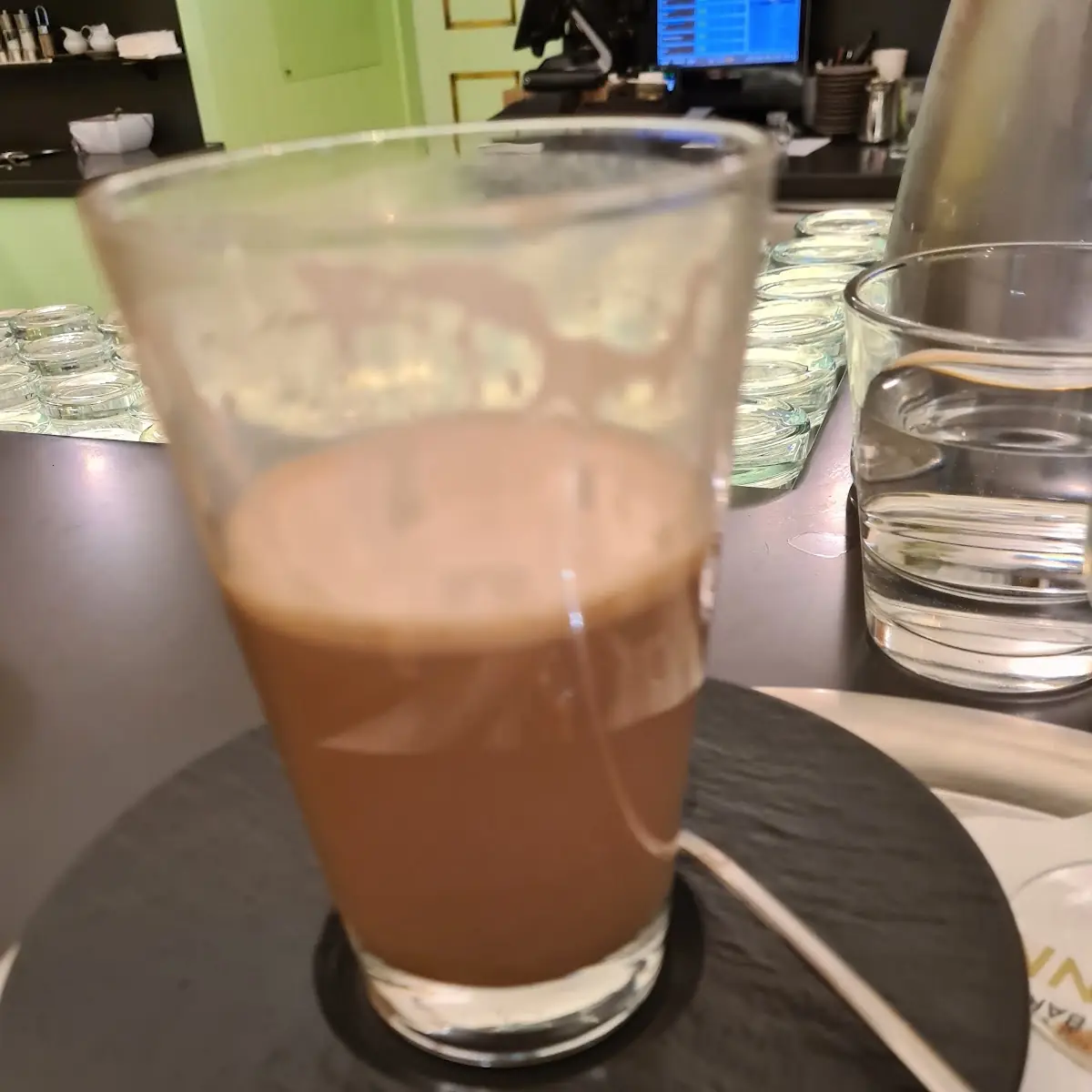 Heisse Schokolade Mit Einem Schuss Rum