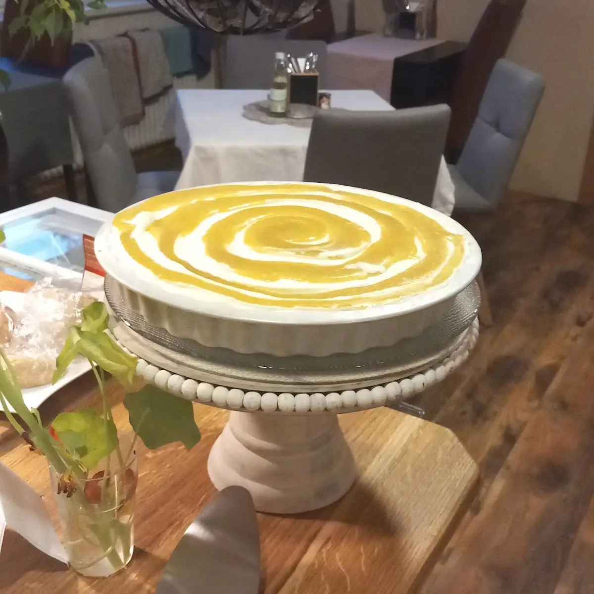 Joghurtschnitte Mit Mangocreme