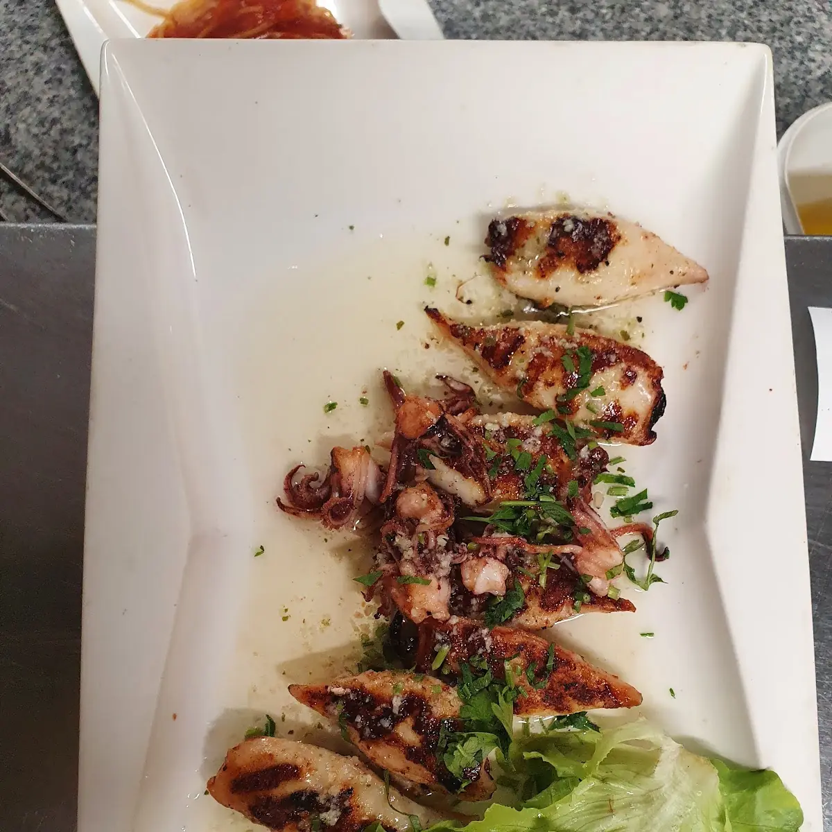 Gegrillte Calamari