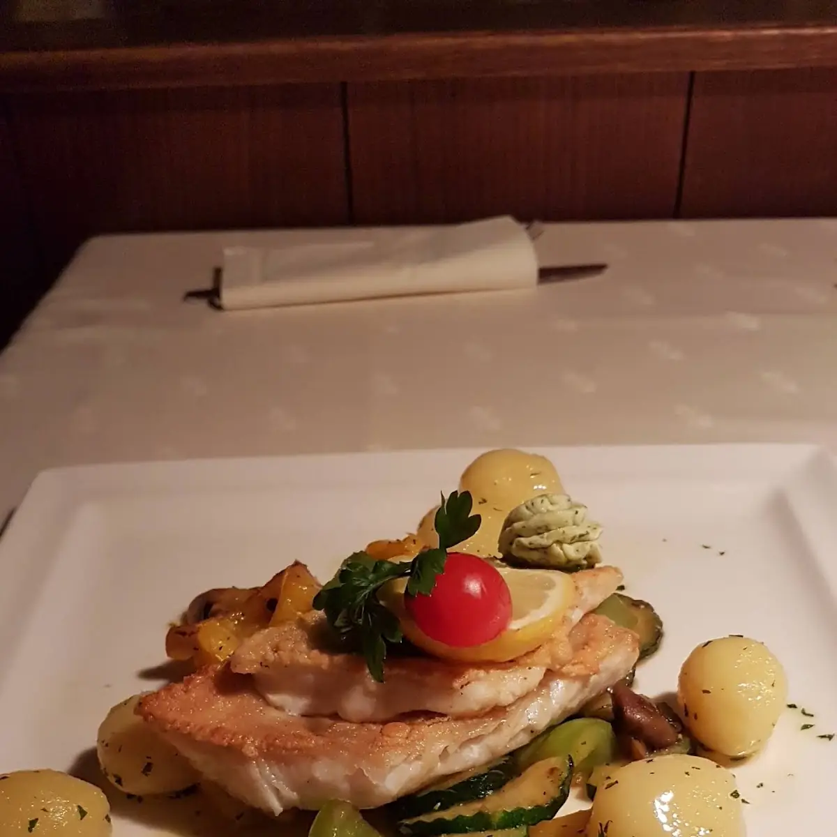 Gebratenes Zanderfilet