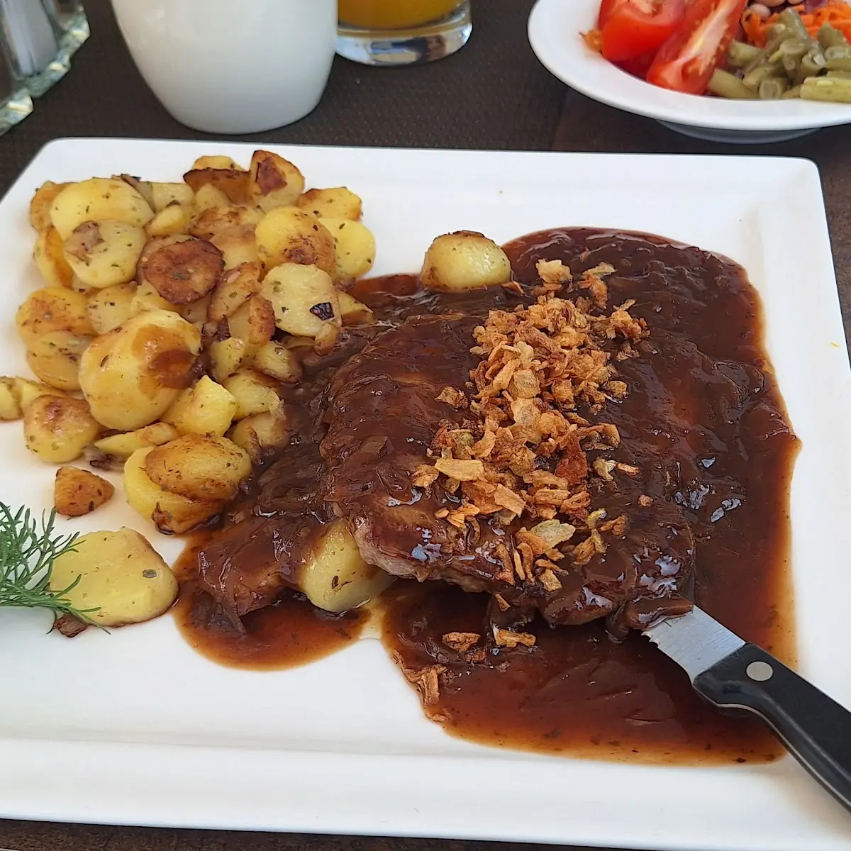 Zwiebelrostbraten