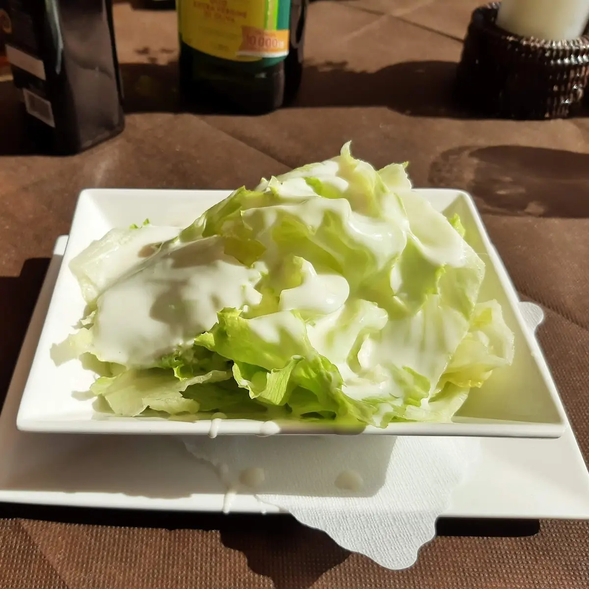 Grüner Salat Mit Jogurtdressing