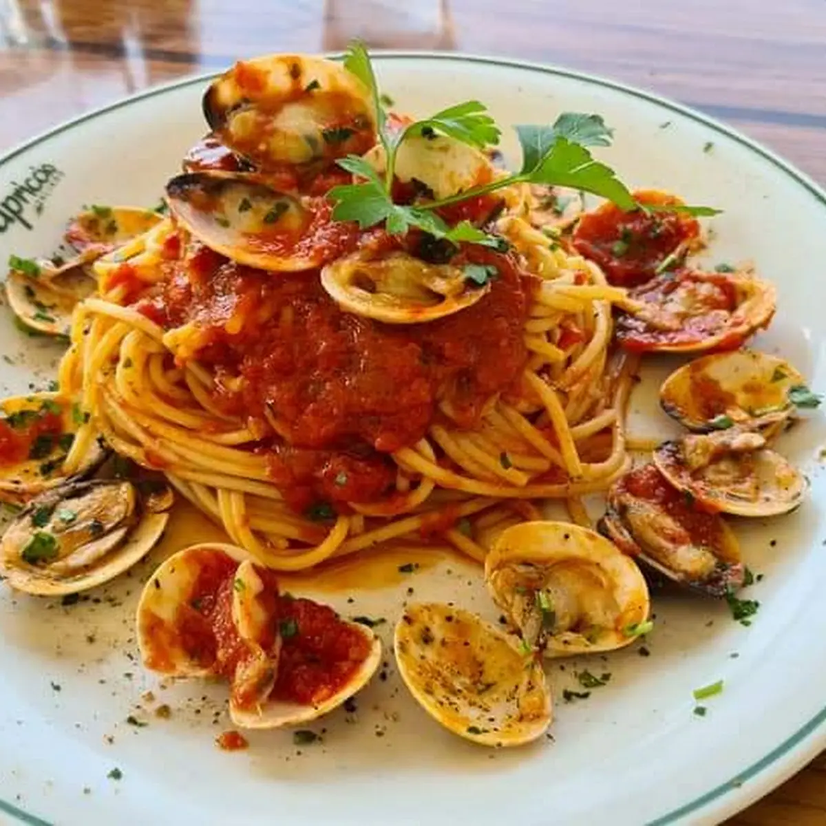 Spaghetti Mit Meeresfrüchten