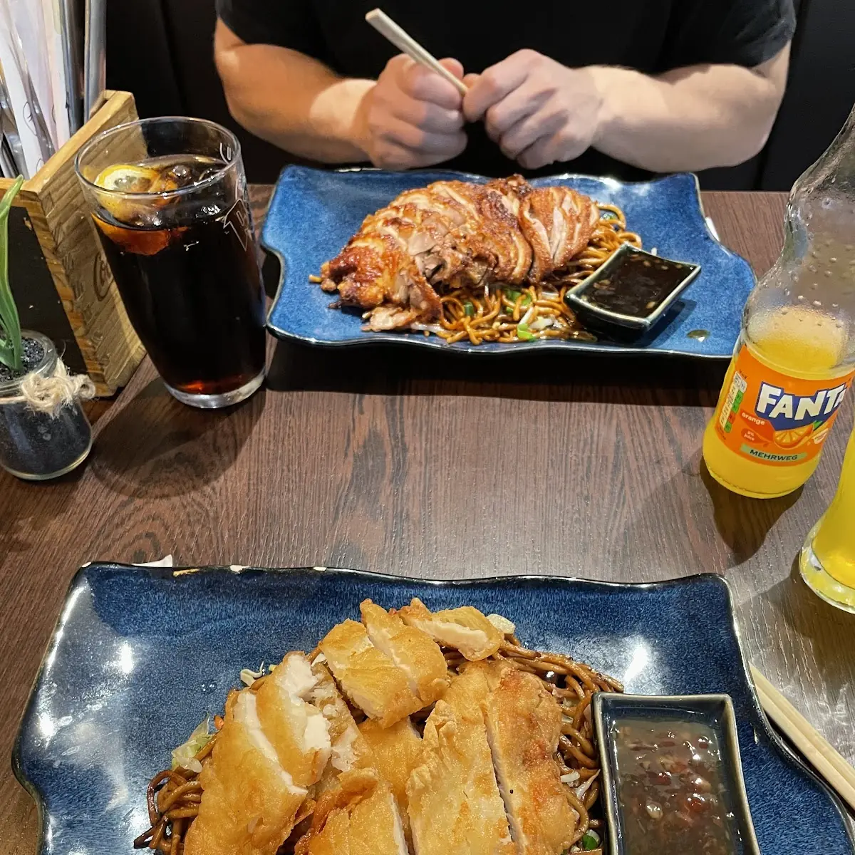 Noodles with Crispy Chicken