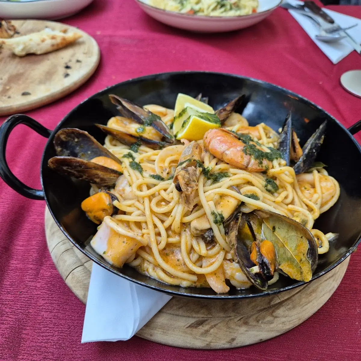 Spaghetti Mit Meeresfrüchten
