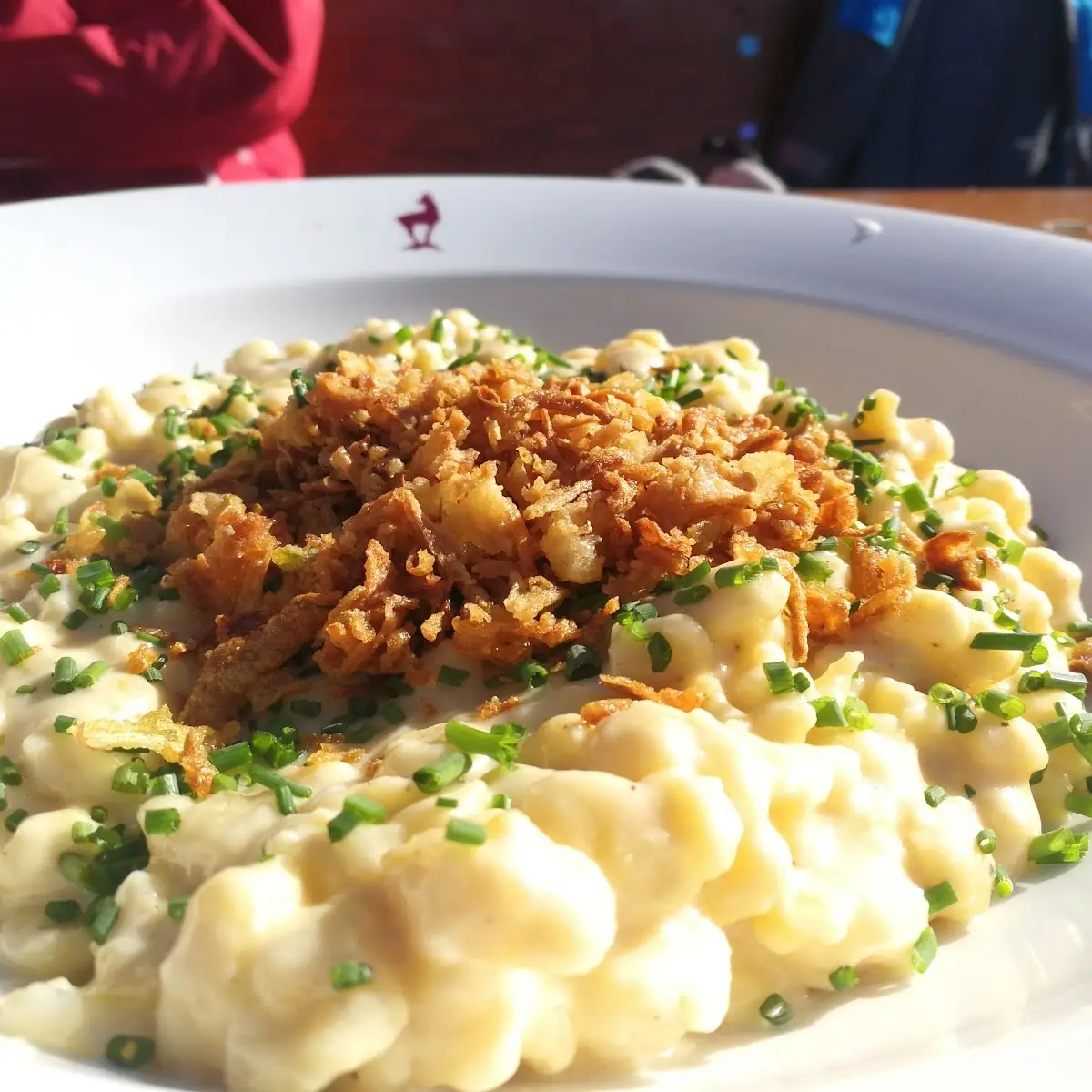 Käsespätzle Mit Zwiebeln