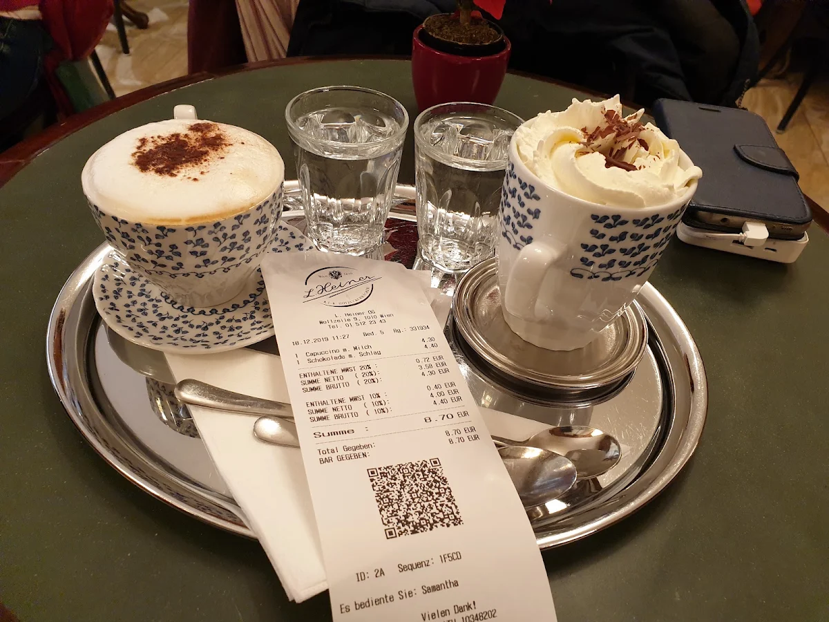Cappucino and Hot Chocolate