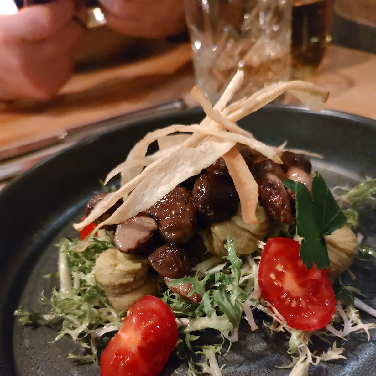 Saibling Gebeizt Auf Salat