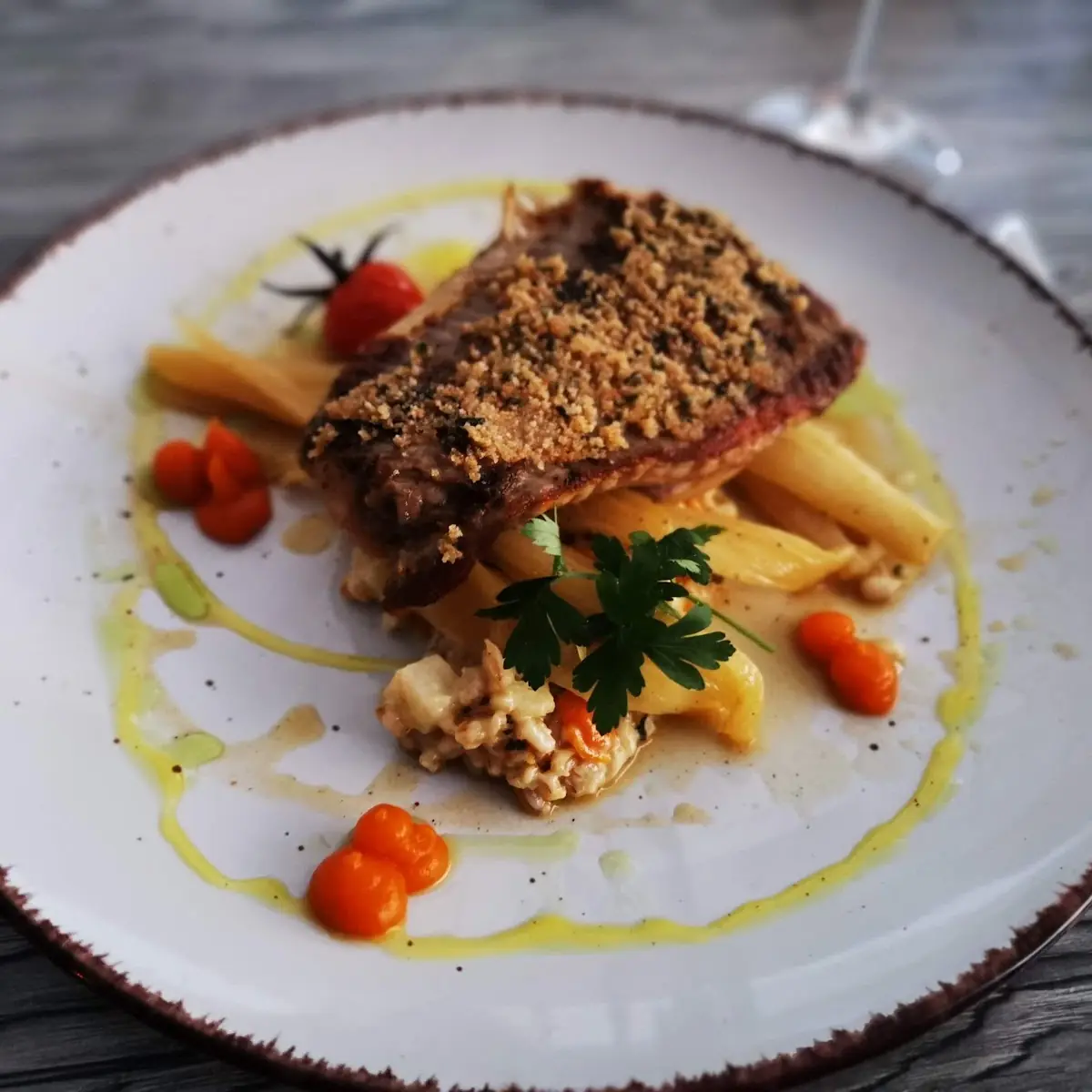 Wels Auf Risotto Und