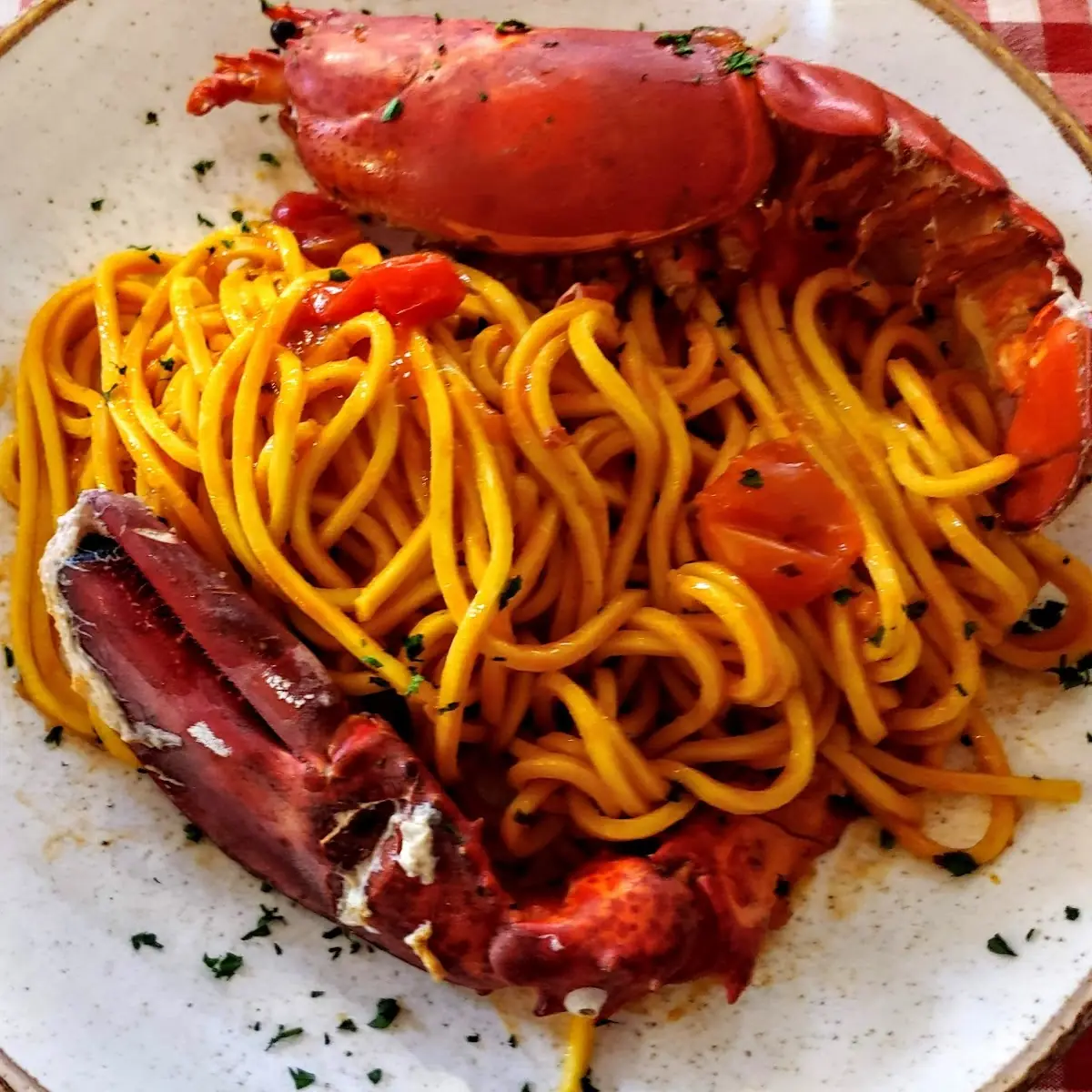 Spaghetti Mit Hummer