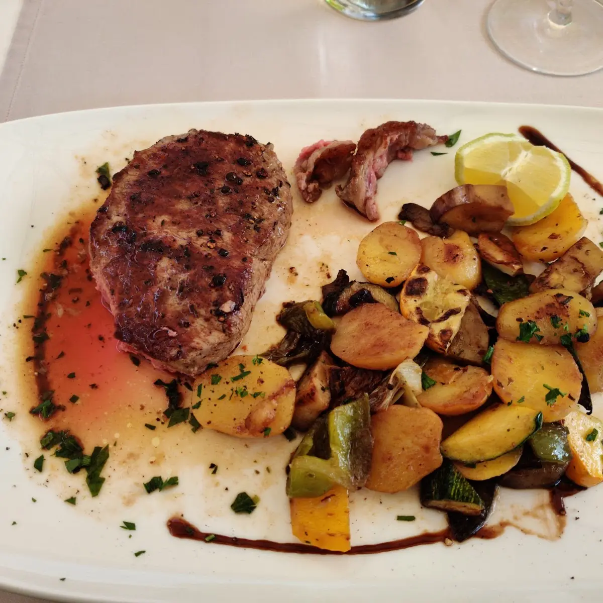 Entrecote Mit Bratkartoffeln