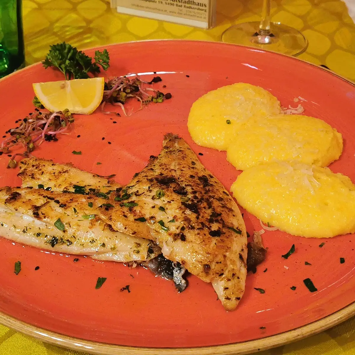 Fischfilet Mit Polenta