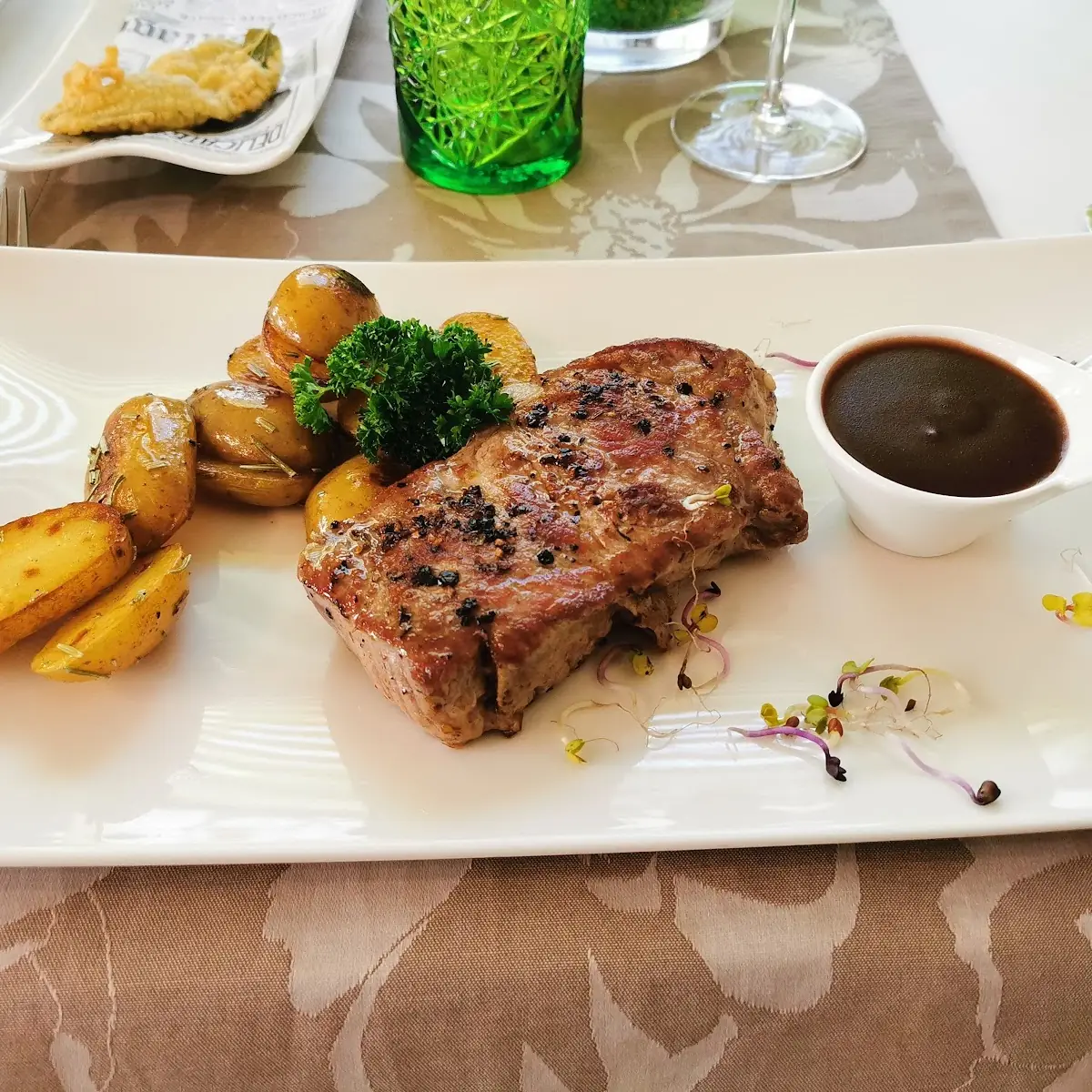 Kalbsrücken Vom Grill Mit Rosmarinkartoffeln