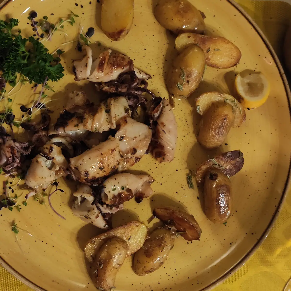 Tintenfisch Vom Grill