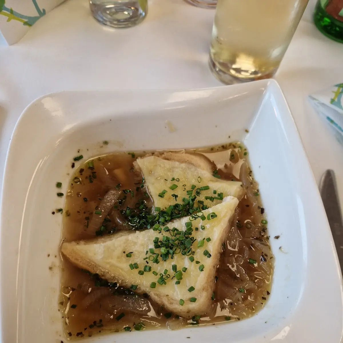 Zwiebel Suppe