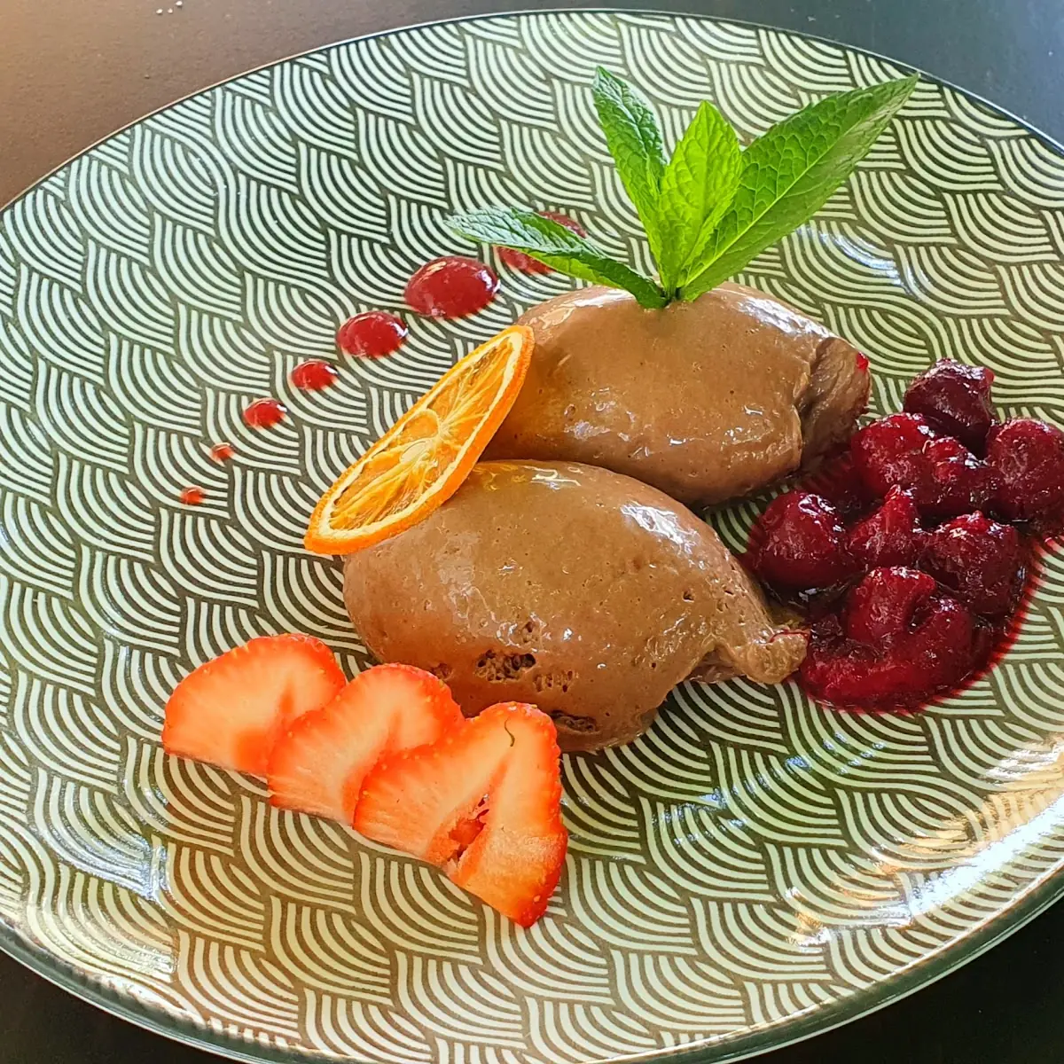 Schokomousse Mit Sauerkirschen