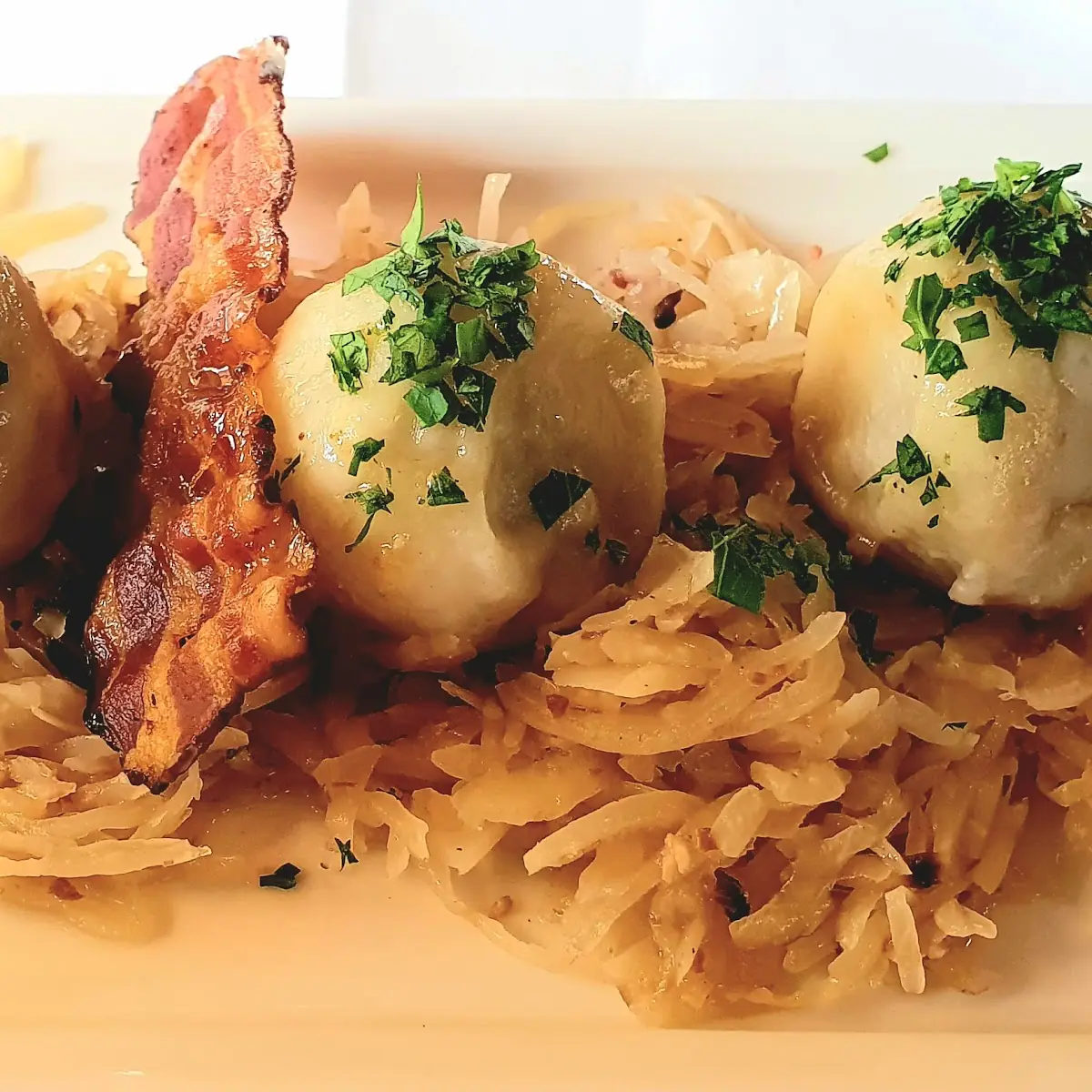 Vorspeise Grammelknöderl