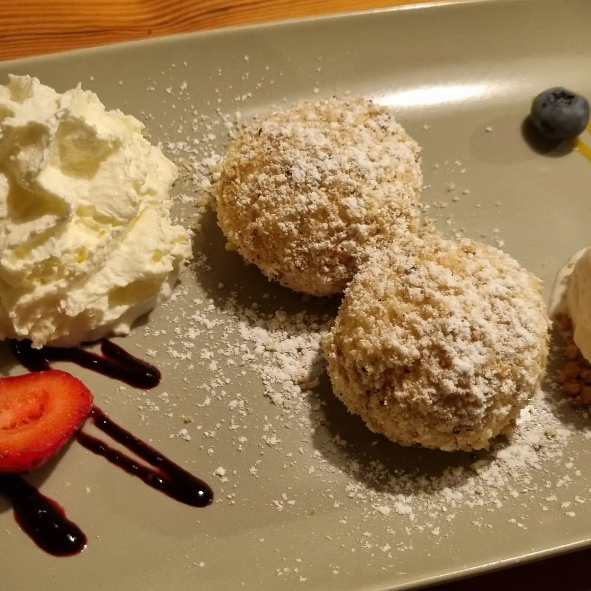 Nougatcreme-knödel Traumhafter Nachtisch