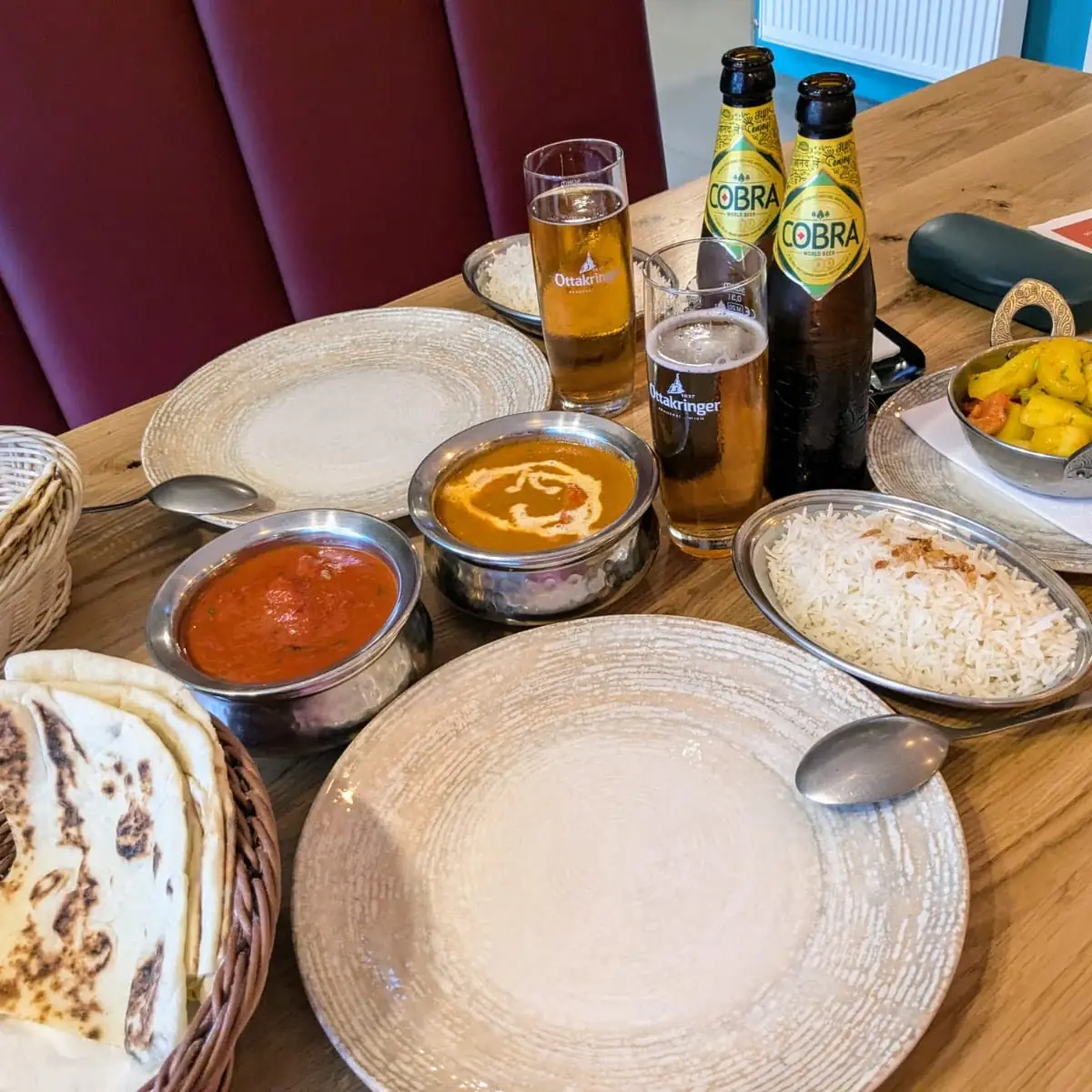 Chicken Tikka Masala Naan Milchreis