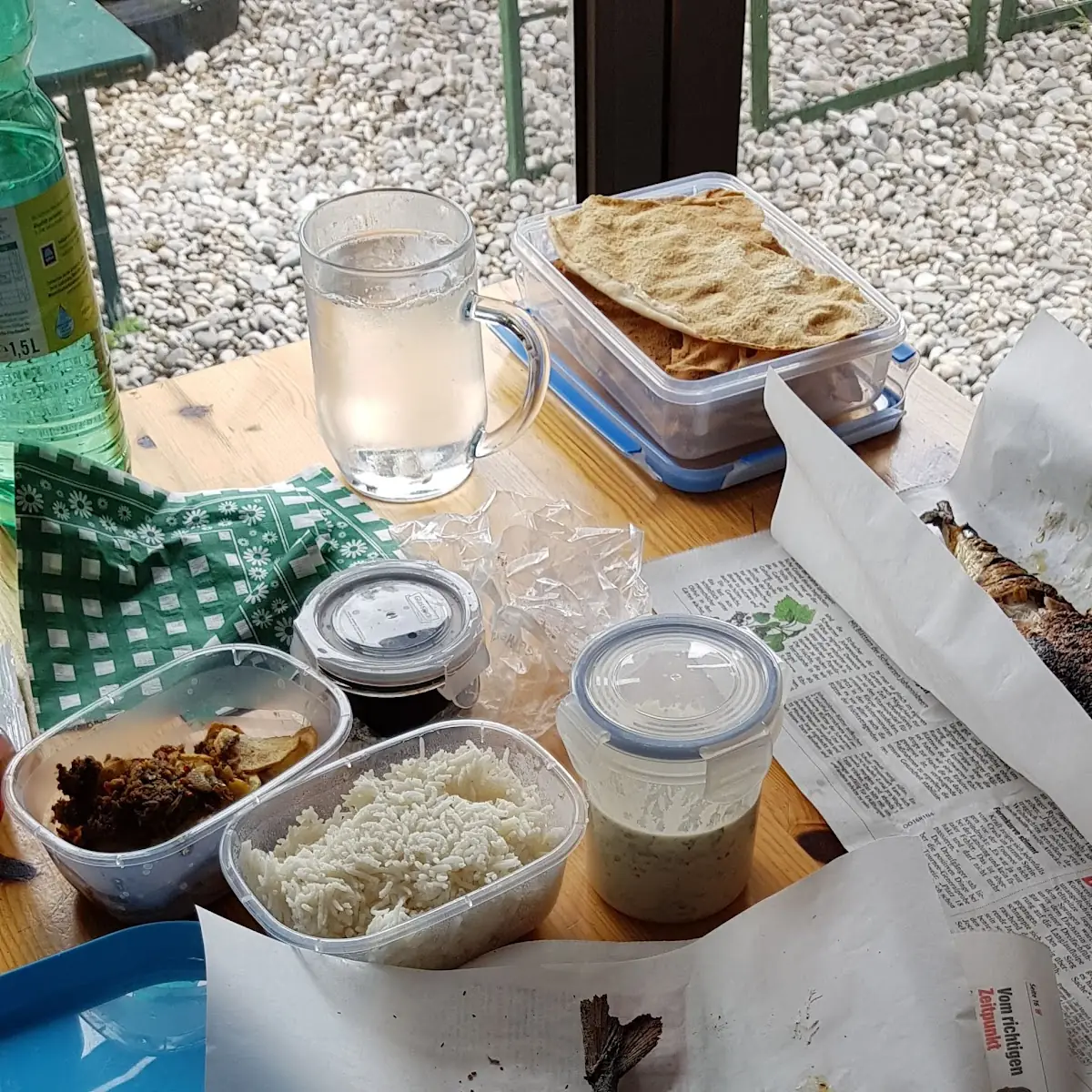My Pack Lunch and Grilled Mackerel
