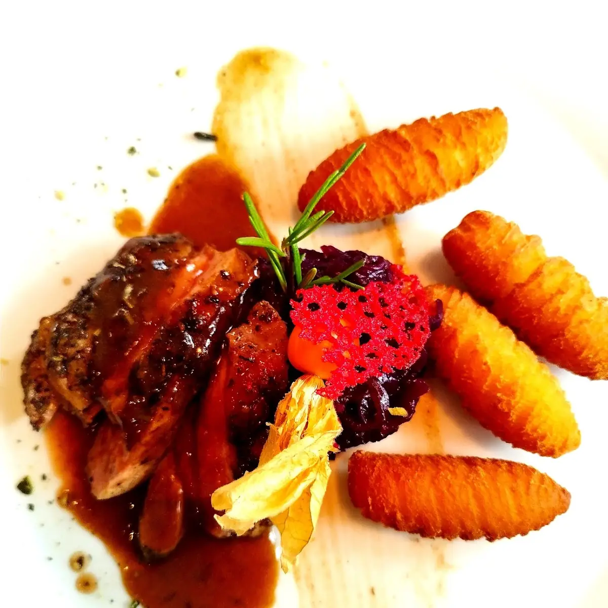 Ente In Orangen Soße