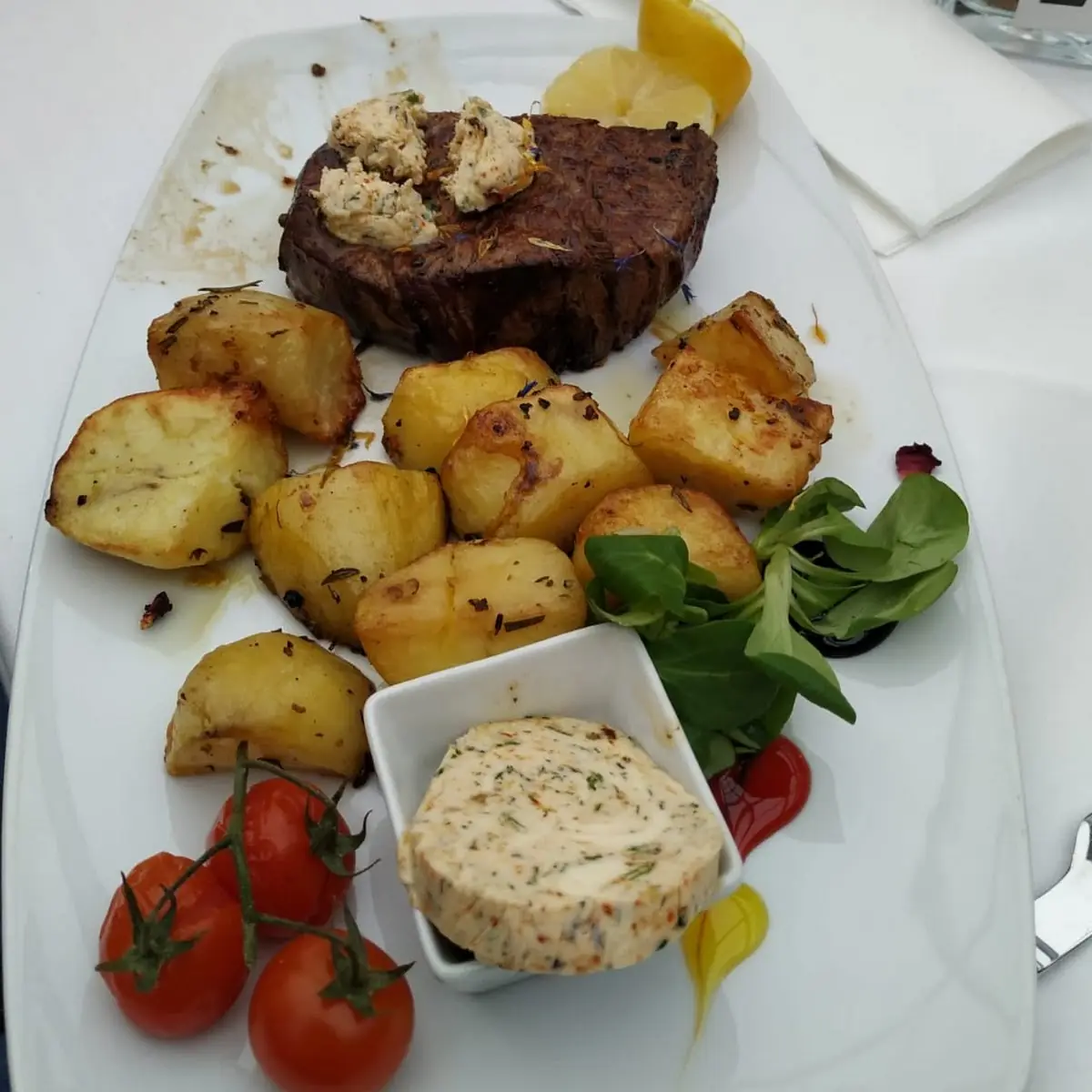 Steak Mit Bratkartoffeln