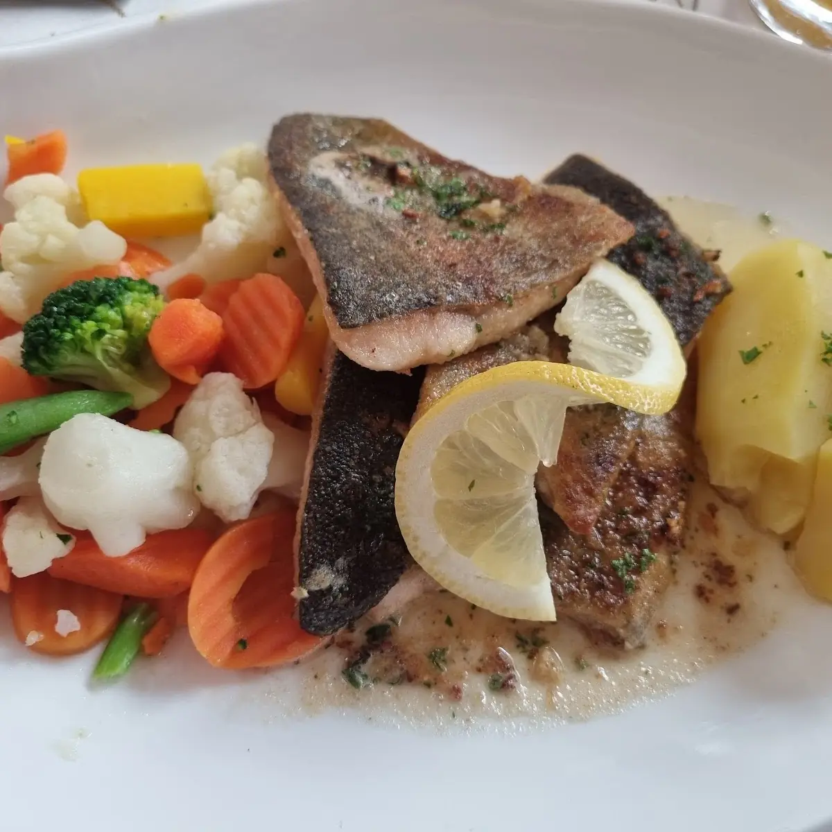 Gegrillte Forelle