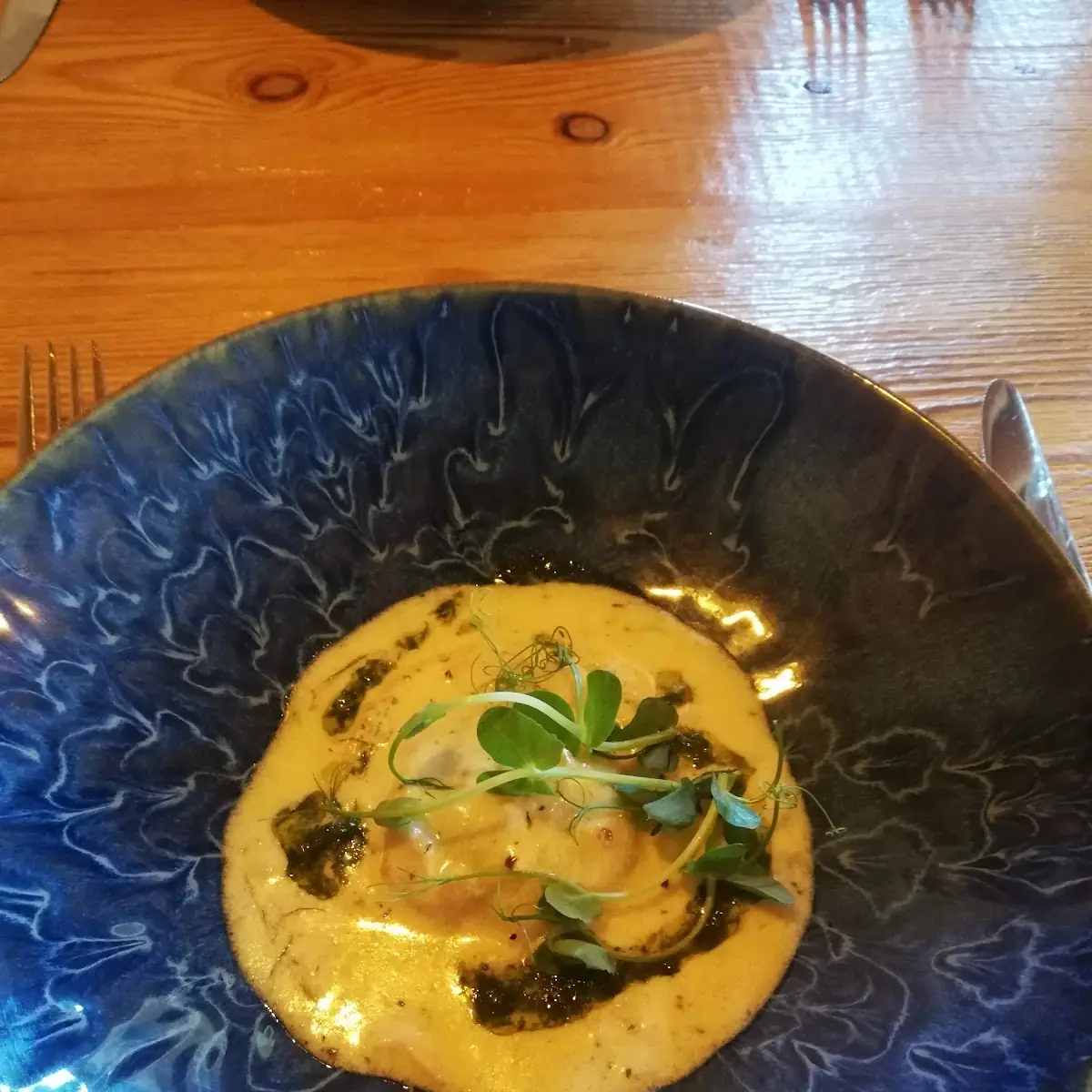 Hausgemachte Bärlauch Tascherl