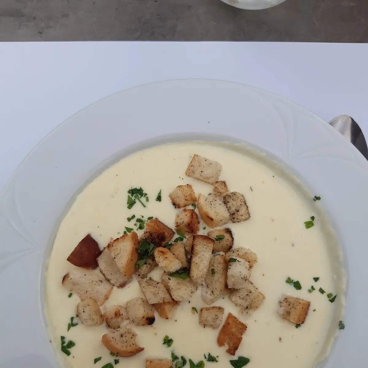 Knoblauchcremesuppe