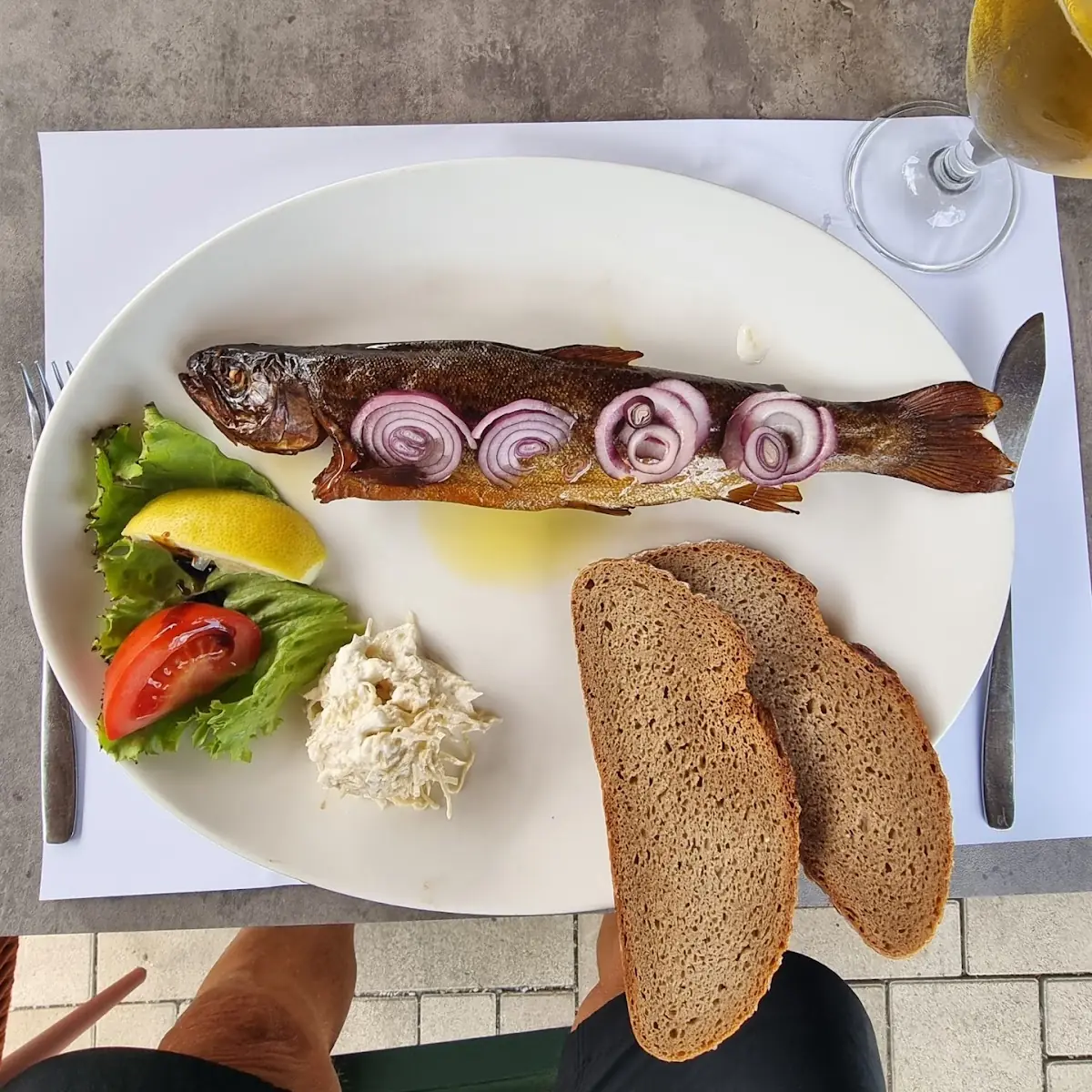 Räucherforelle Frisch Aus Dem Ofen