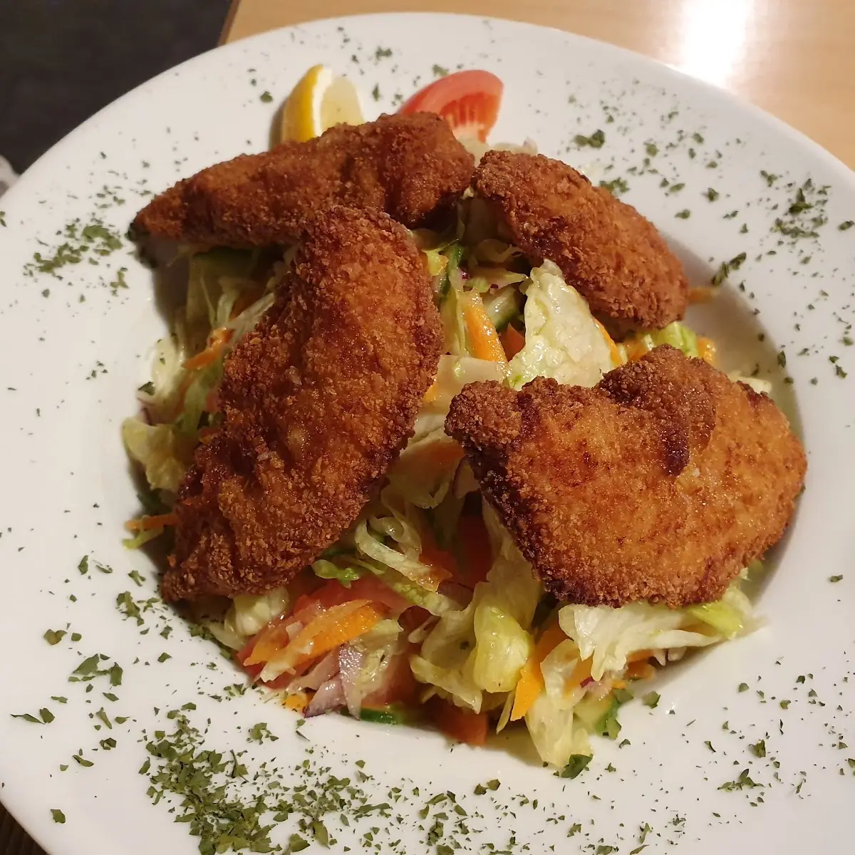 Backhendlsalat
