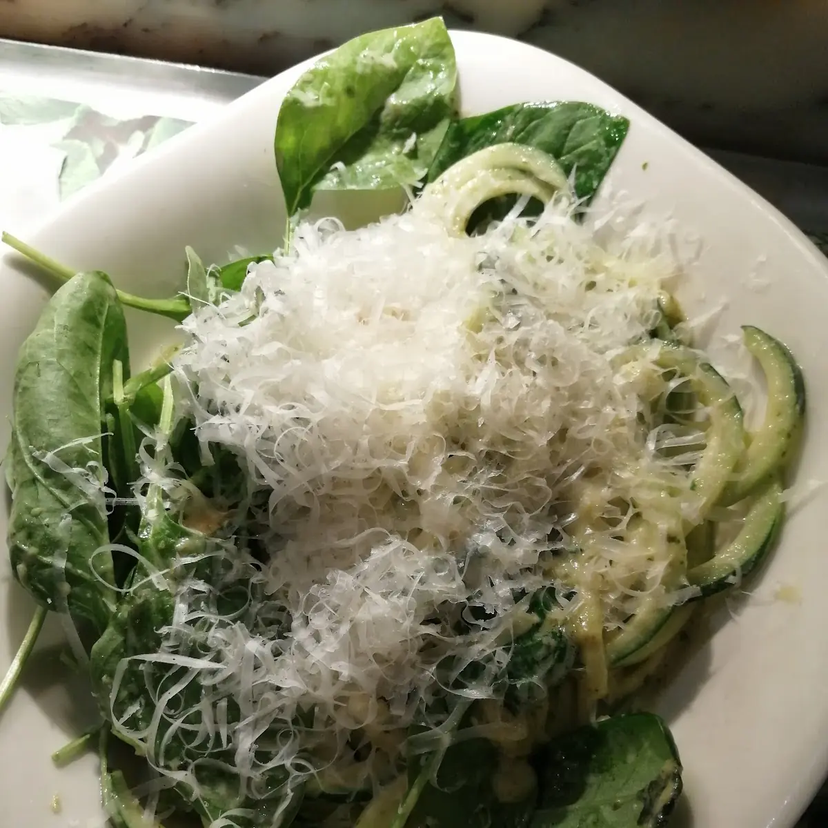 Zoodles Gamberetti E Spinaci