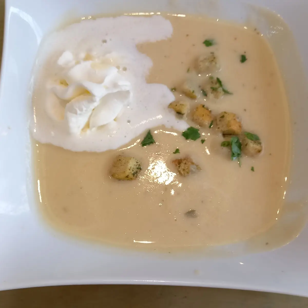 Spargelcremesuppe