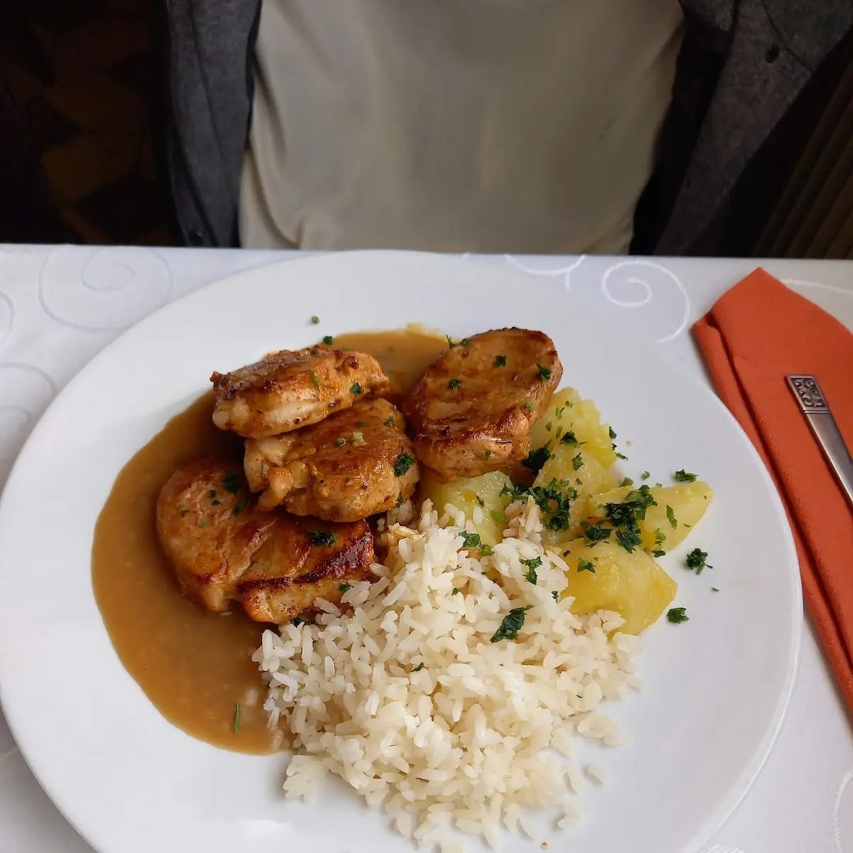 Schweinsmedaillions In Pfeffersosse