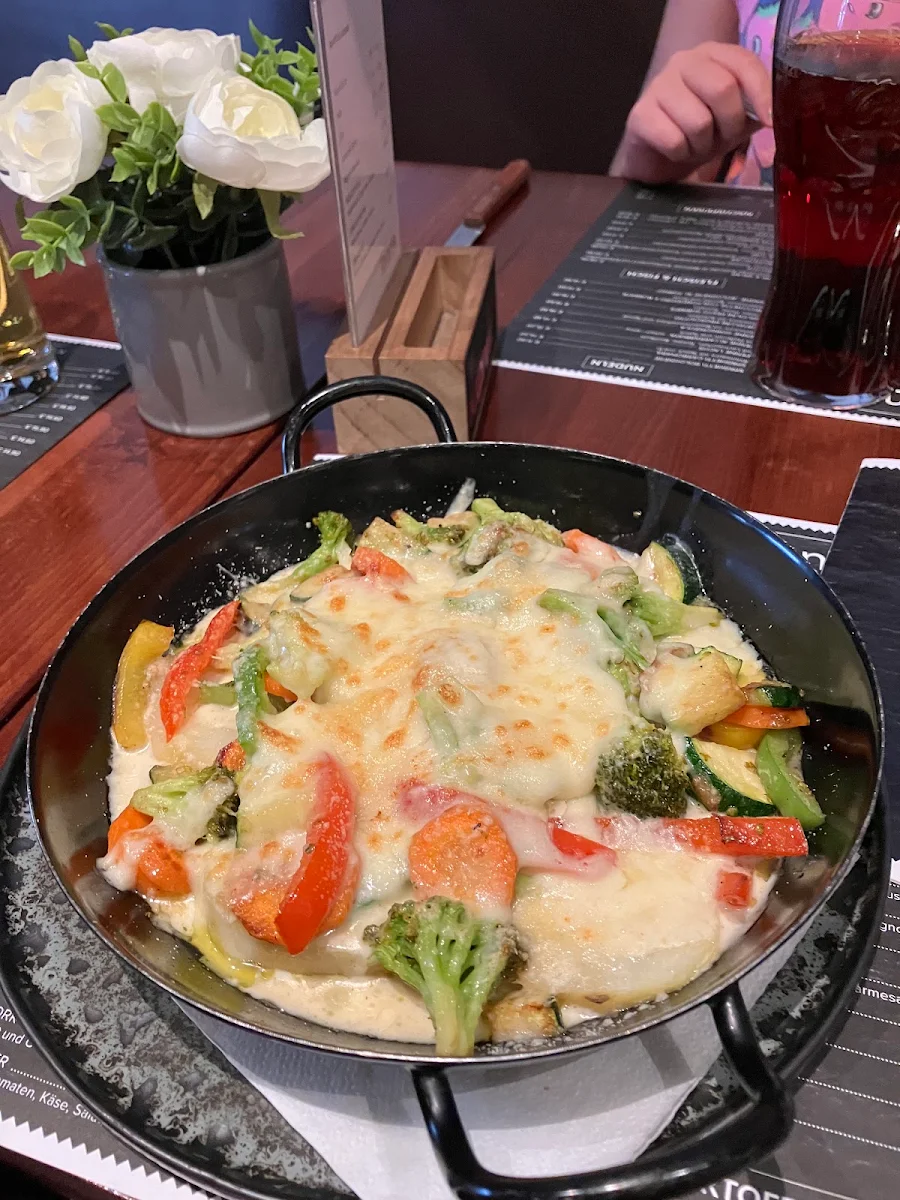 Kartoffeln Mit Gegrillten Gemüse