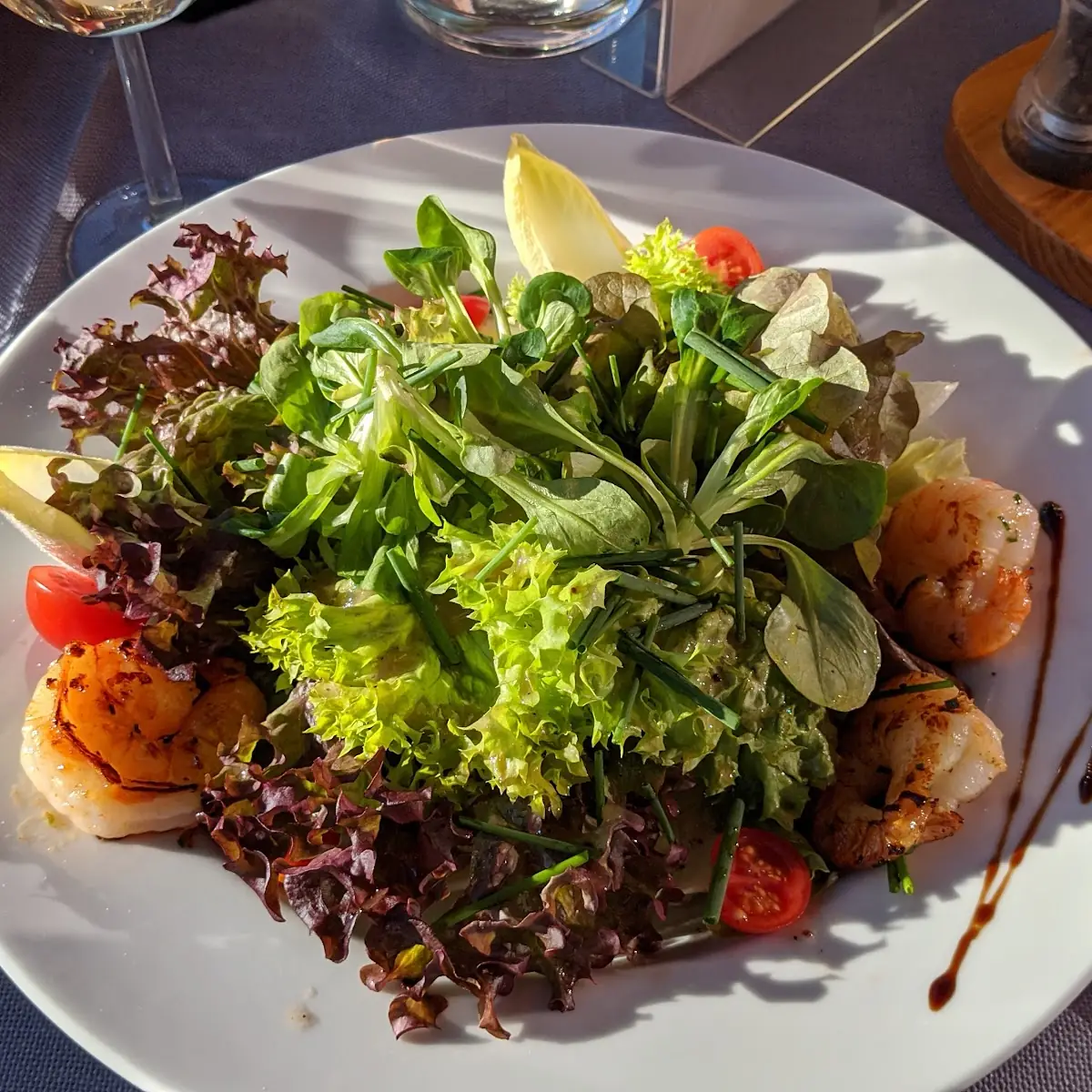 Salat Mit Garnelen