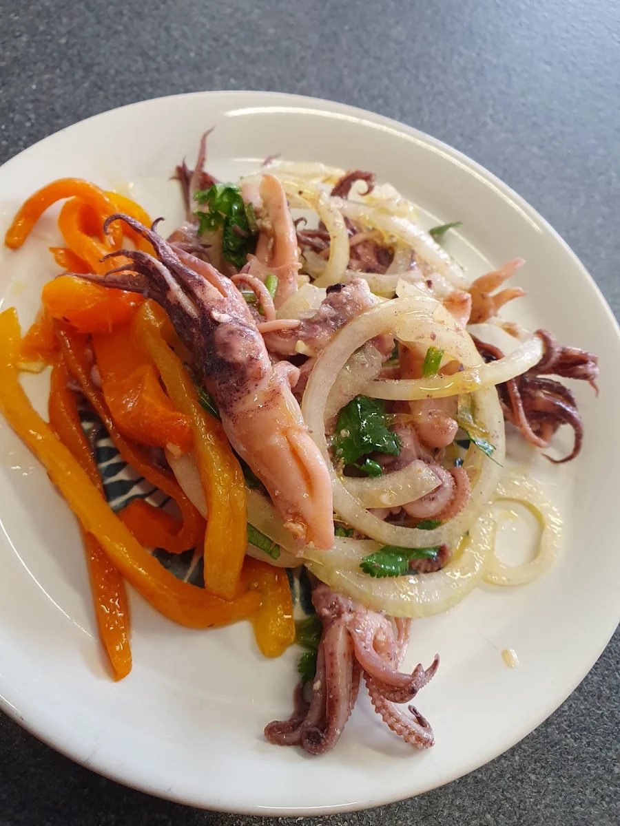 Bohneneintopf Mit Tintenfisch