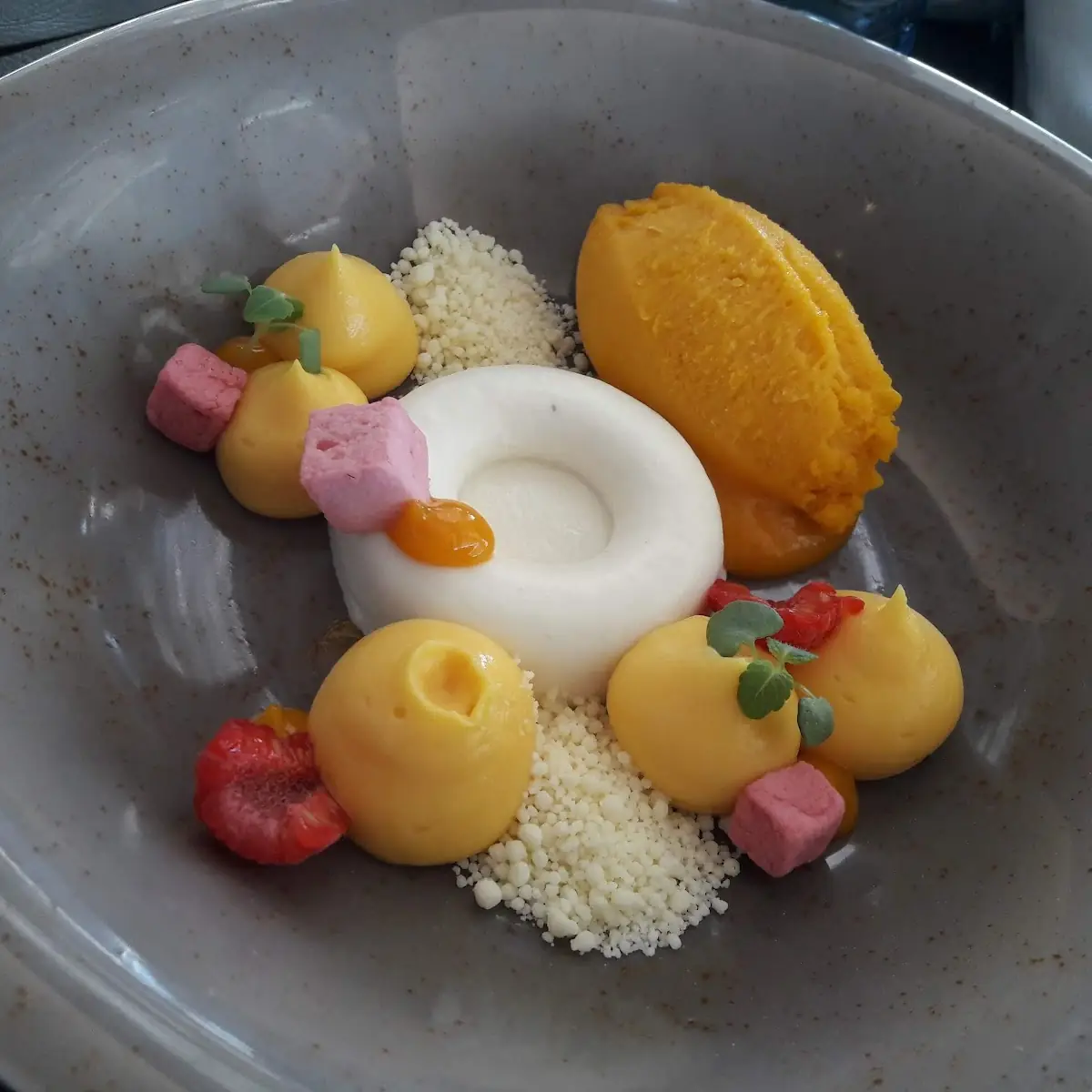Kokos Panna Cotta Mango Passionsfrucht