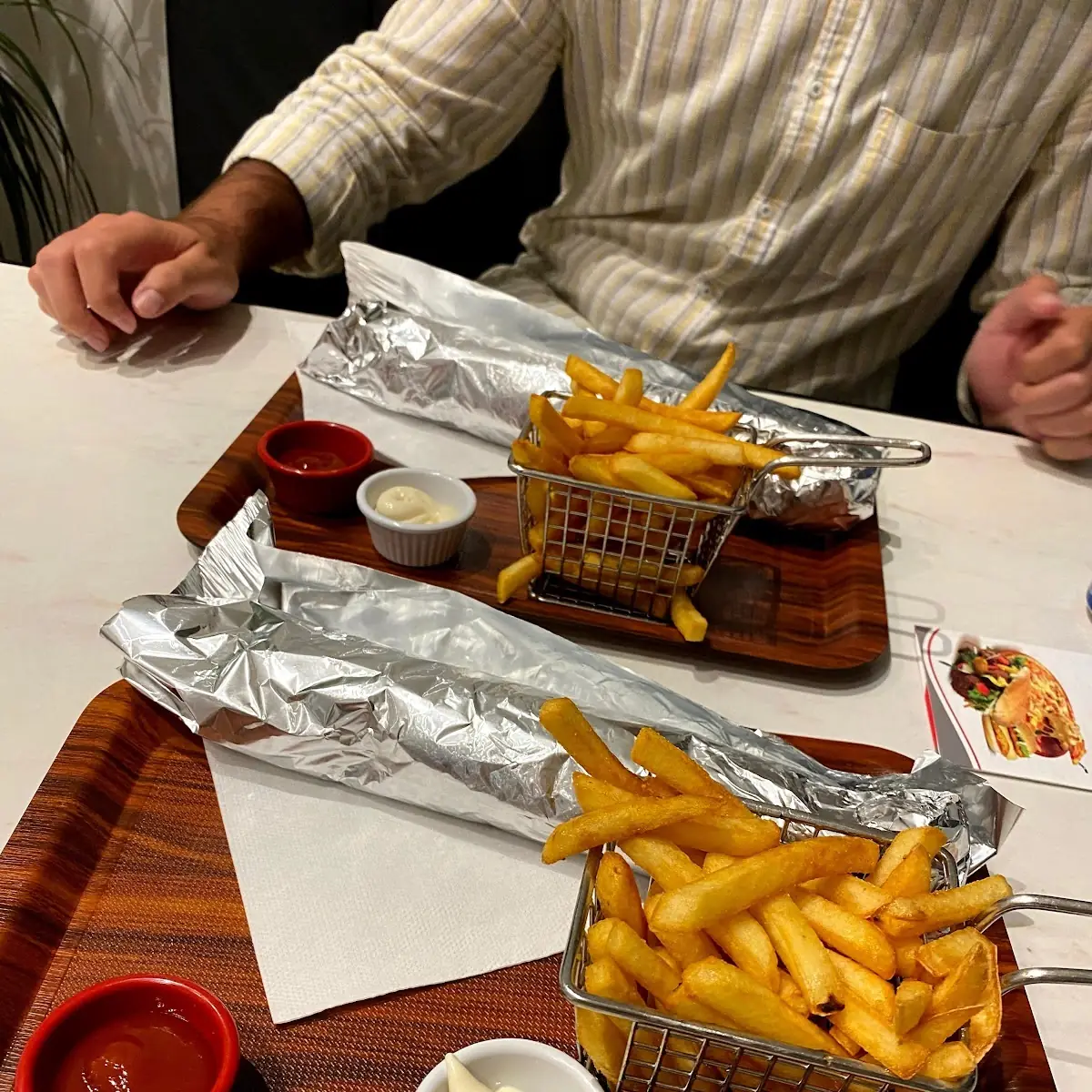 Patatas Y Bebida