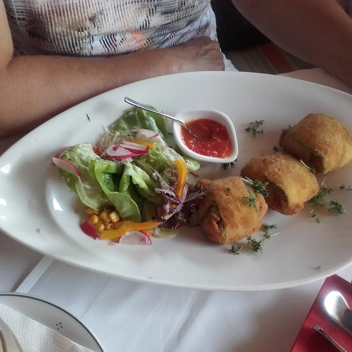 Gebackene Zuchini