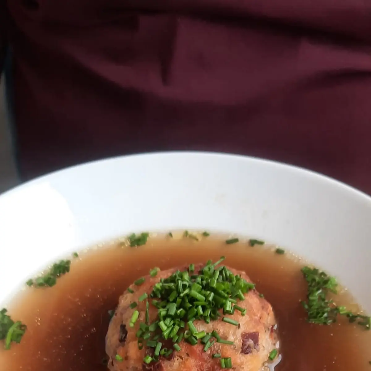Speckknödel Suppe