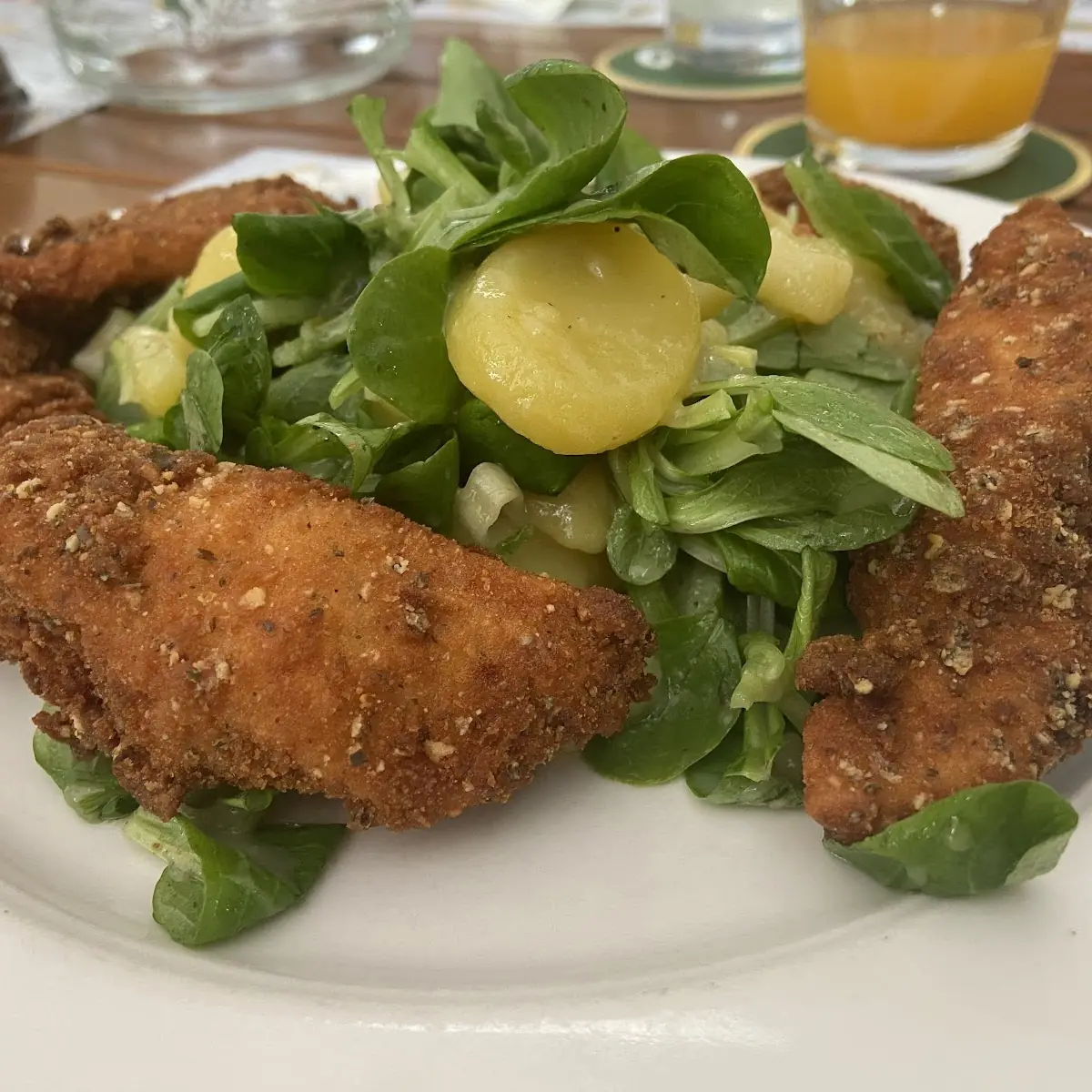 Backhendlsalat