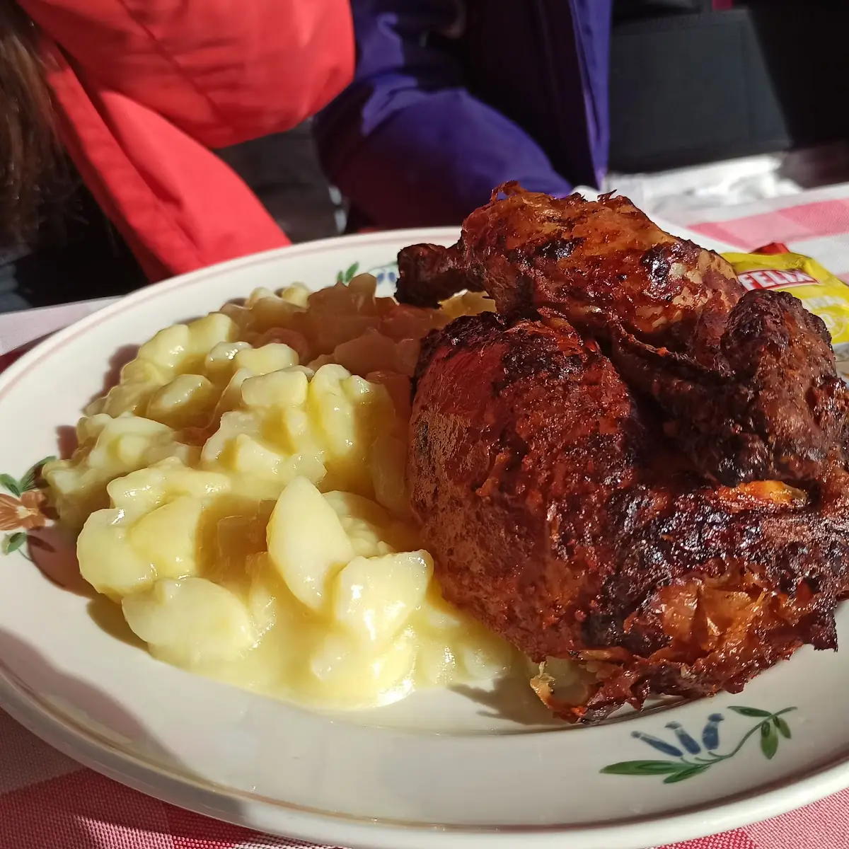 Brathähnchen Mit Kartoffelsalat
