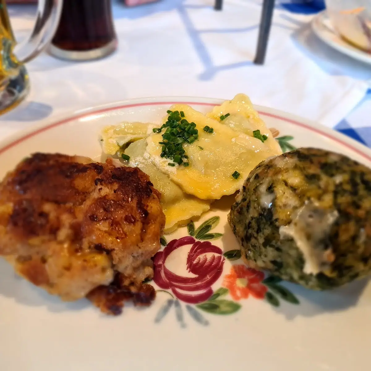 Schlutzkrapfen Kaspressknödel Und Spinatknödel