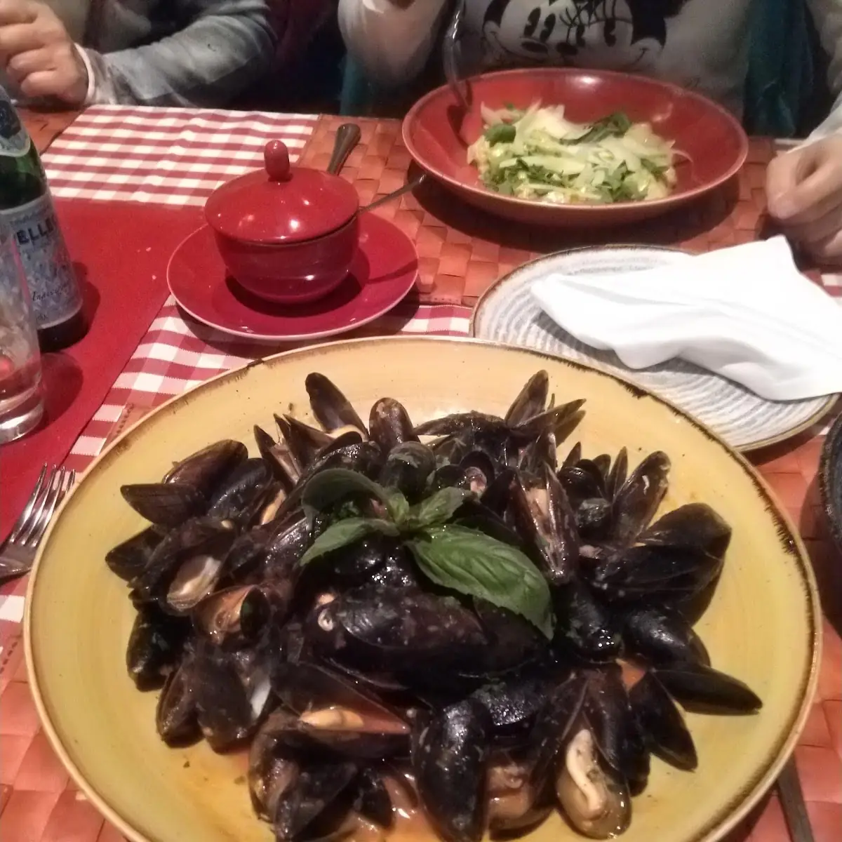Muscheln Mit Einer Guten Soße