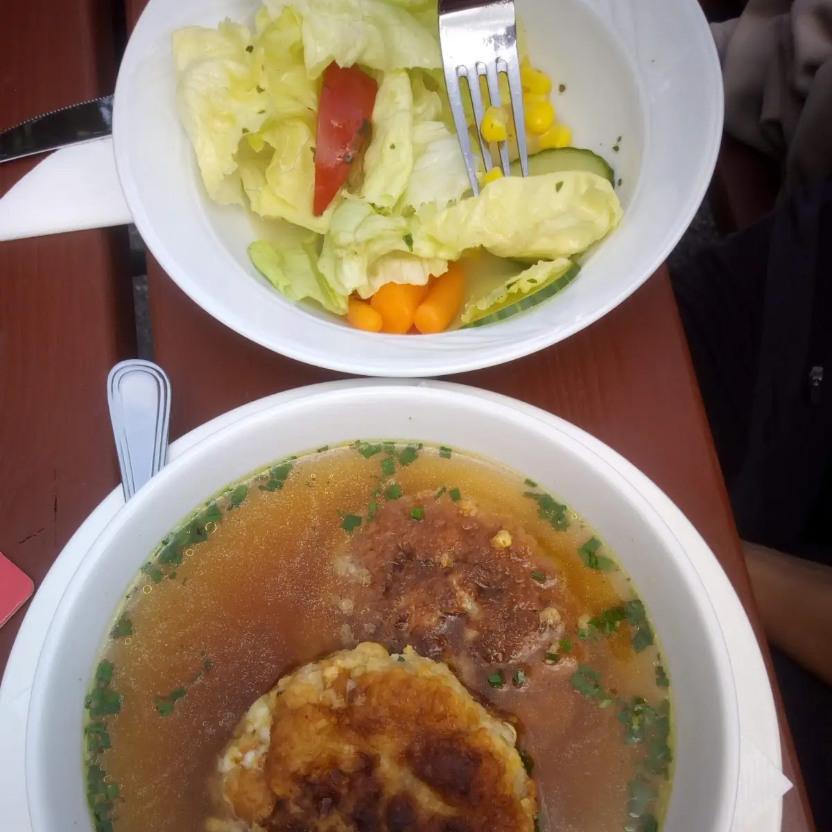 Kaspressknödelsuppe